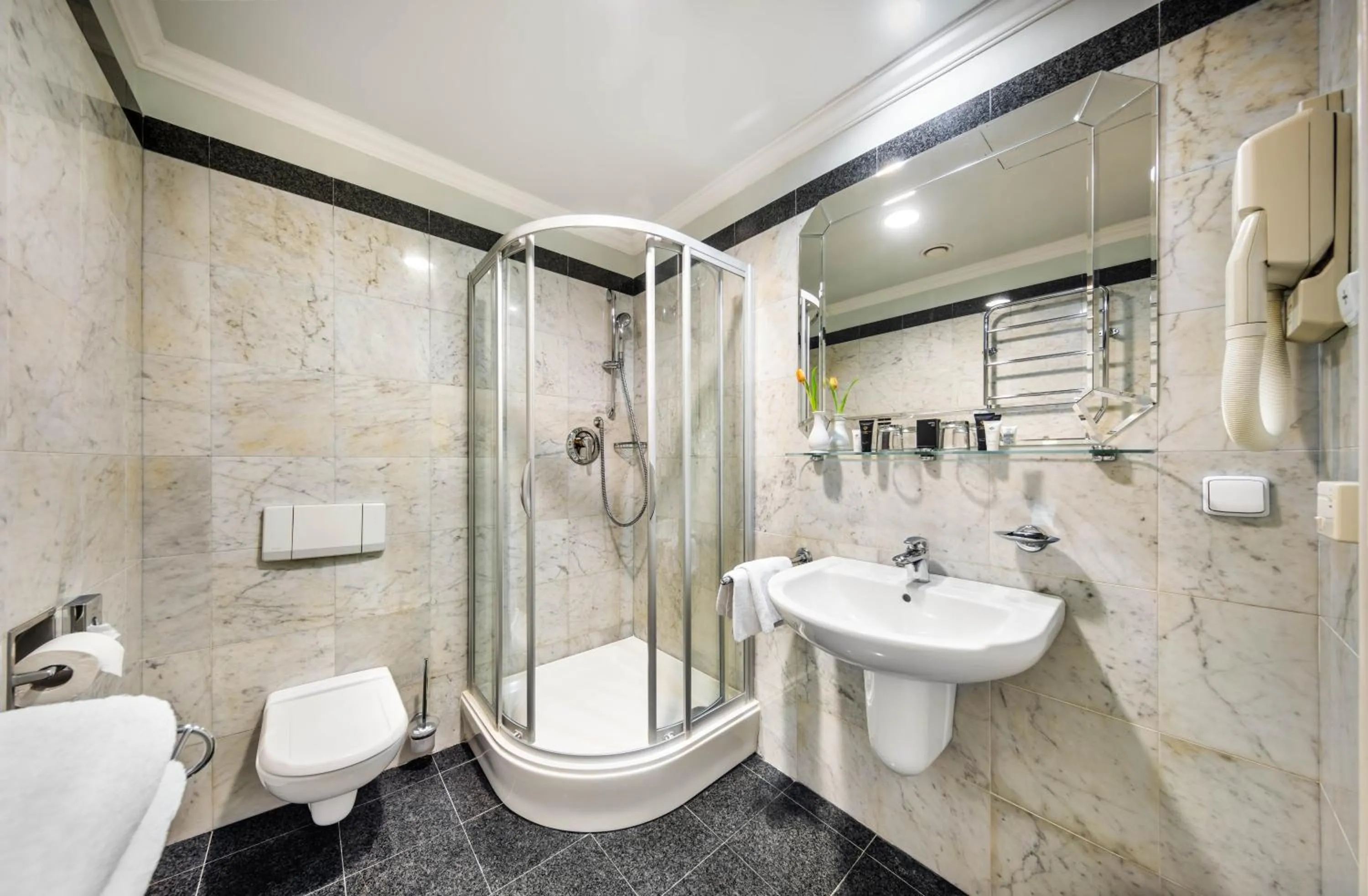 Single Room in Esplanade Hotel Prague