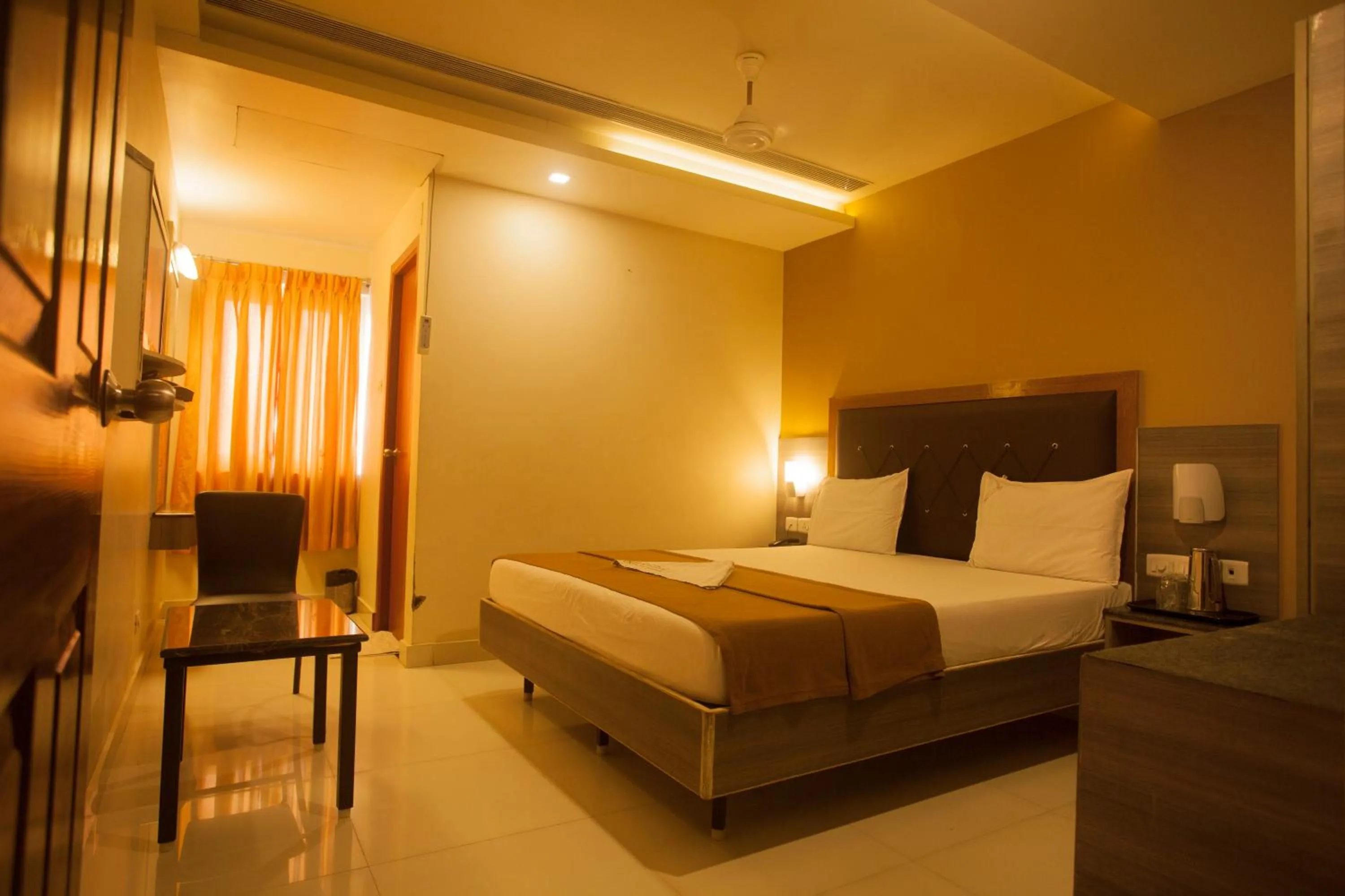 Standard Double Room with Fan - single occupancy in P K Rresidency