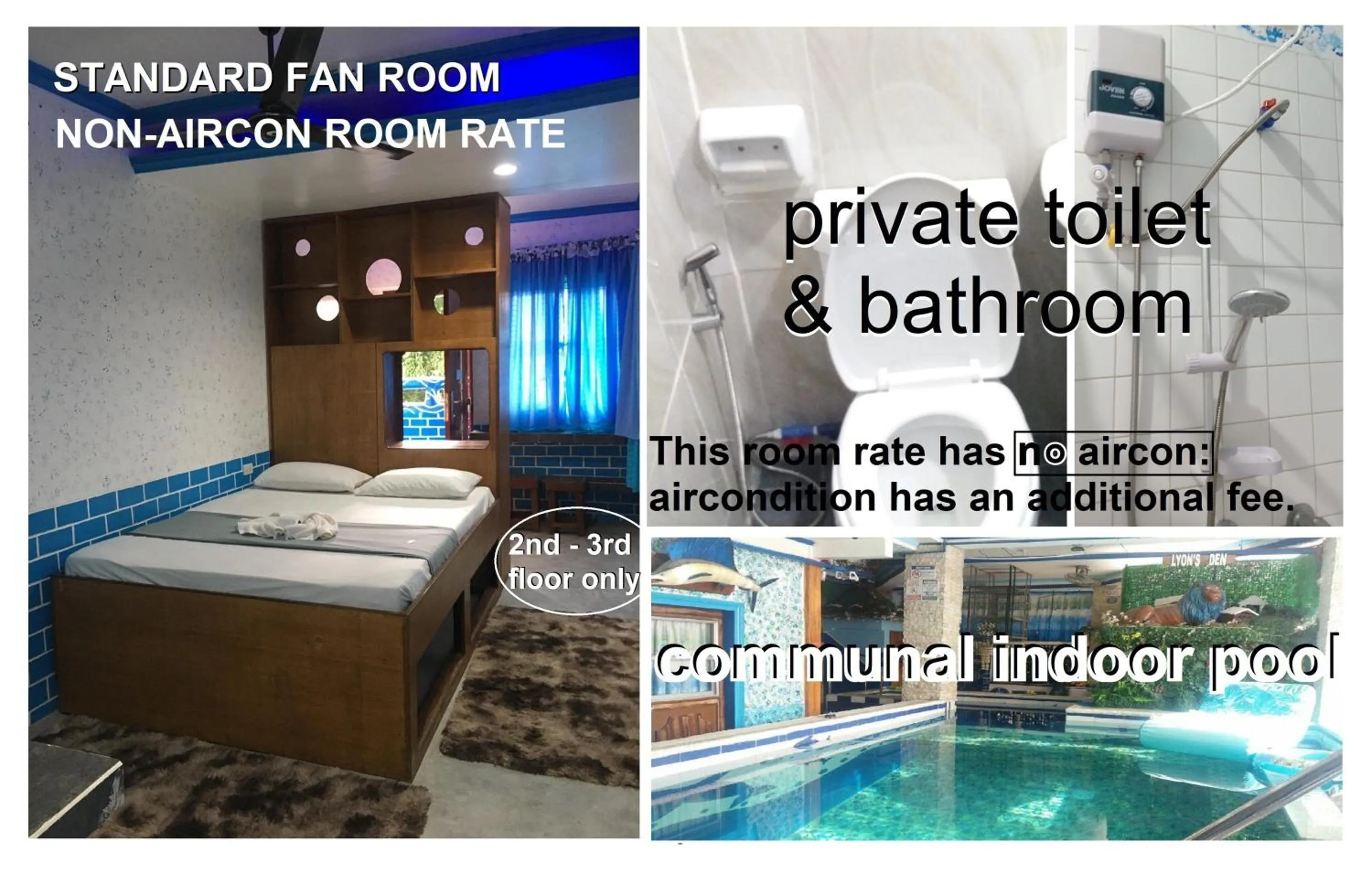 Standard Double Room with Fan in Daniela's Place