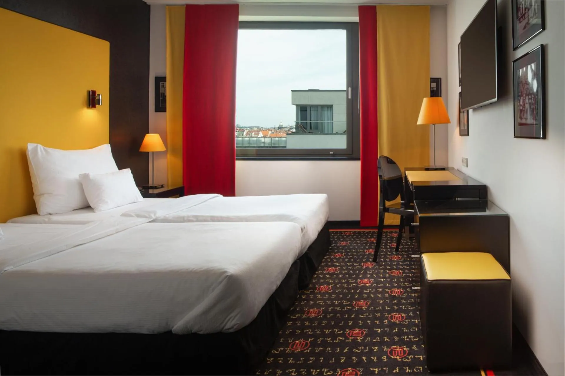 Executive Double or Twin Room with Garden View and Free Access to Executive Lounge in OREA Hotel Angelo Praha