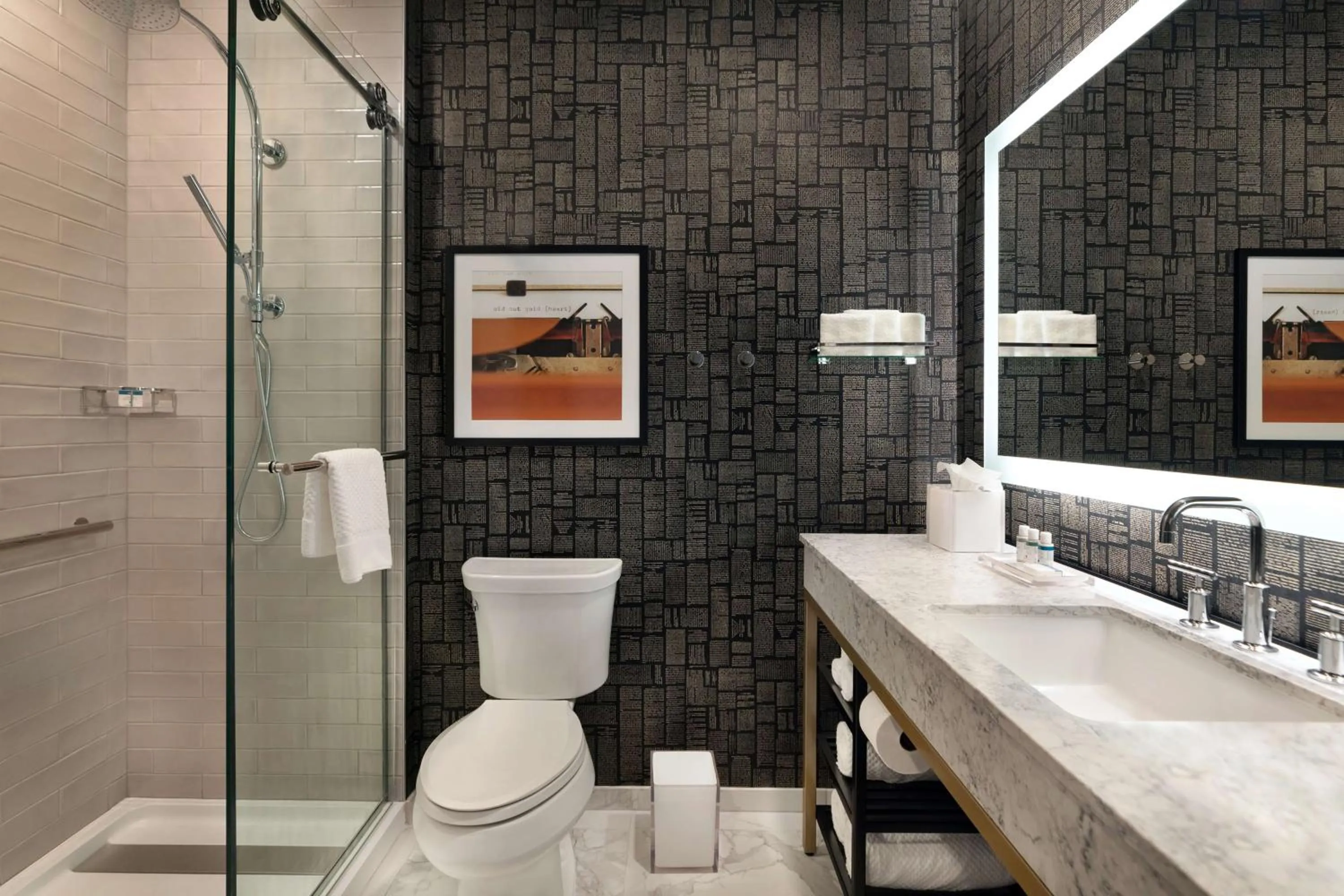 Corner Queen Room with Two Queen Beds and Mountain View in The Slate Hotel Denver Downtown, Tapestry by Hilton