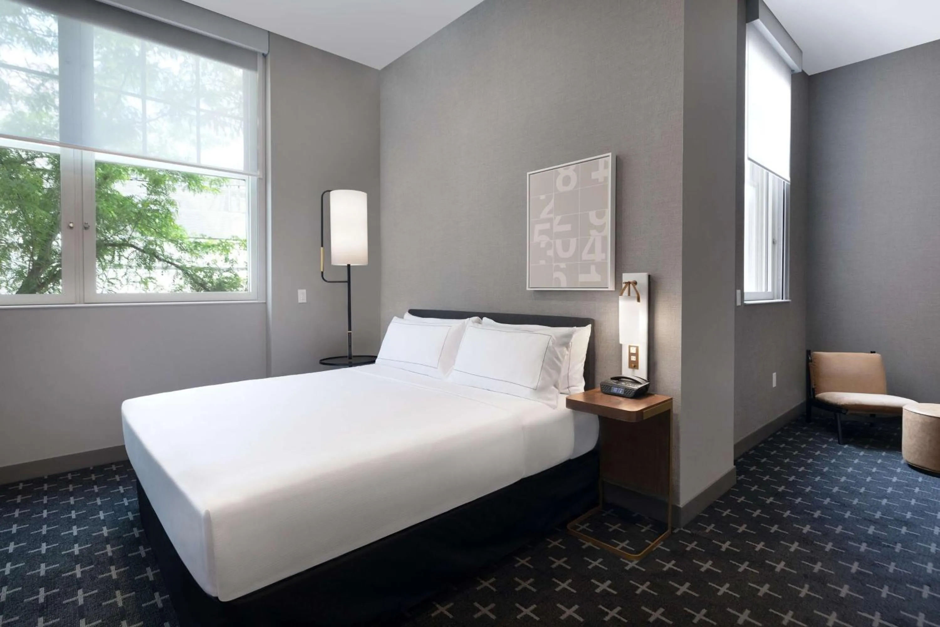 King Suite with Roll-In Shower - Mobility/Hearing Accessible in The Slate Hotel Denver Downtown, Tapestry by Hilton