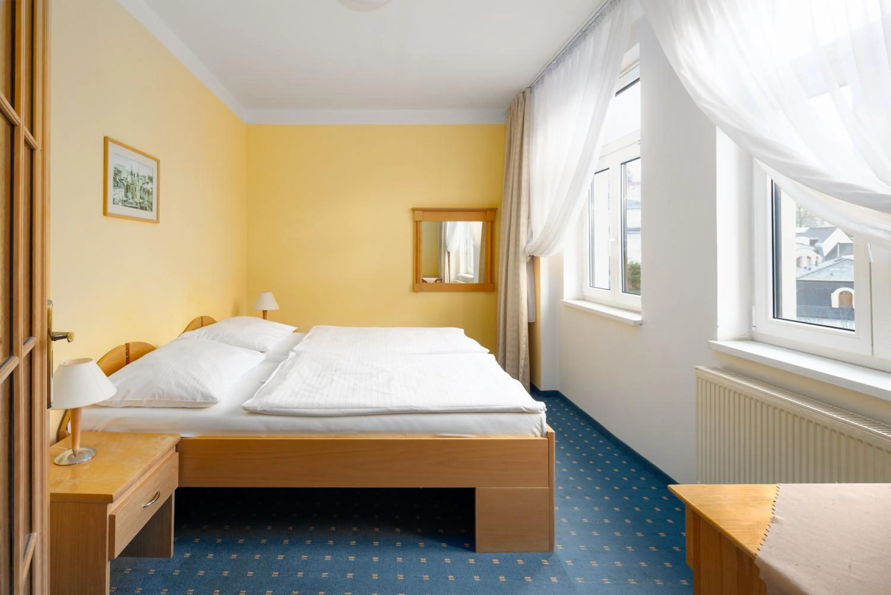 Triple Room with City View in Wellness Hotel Jean De Carro