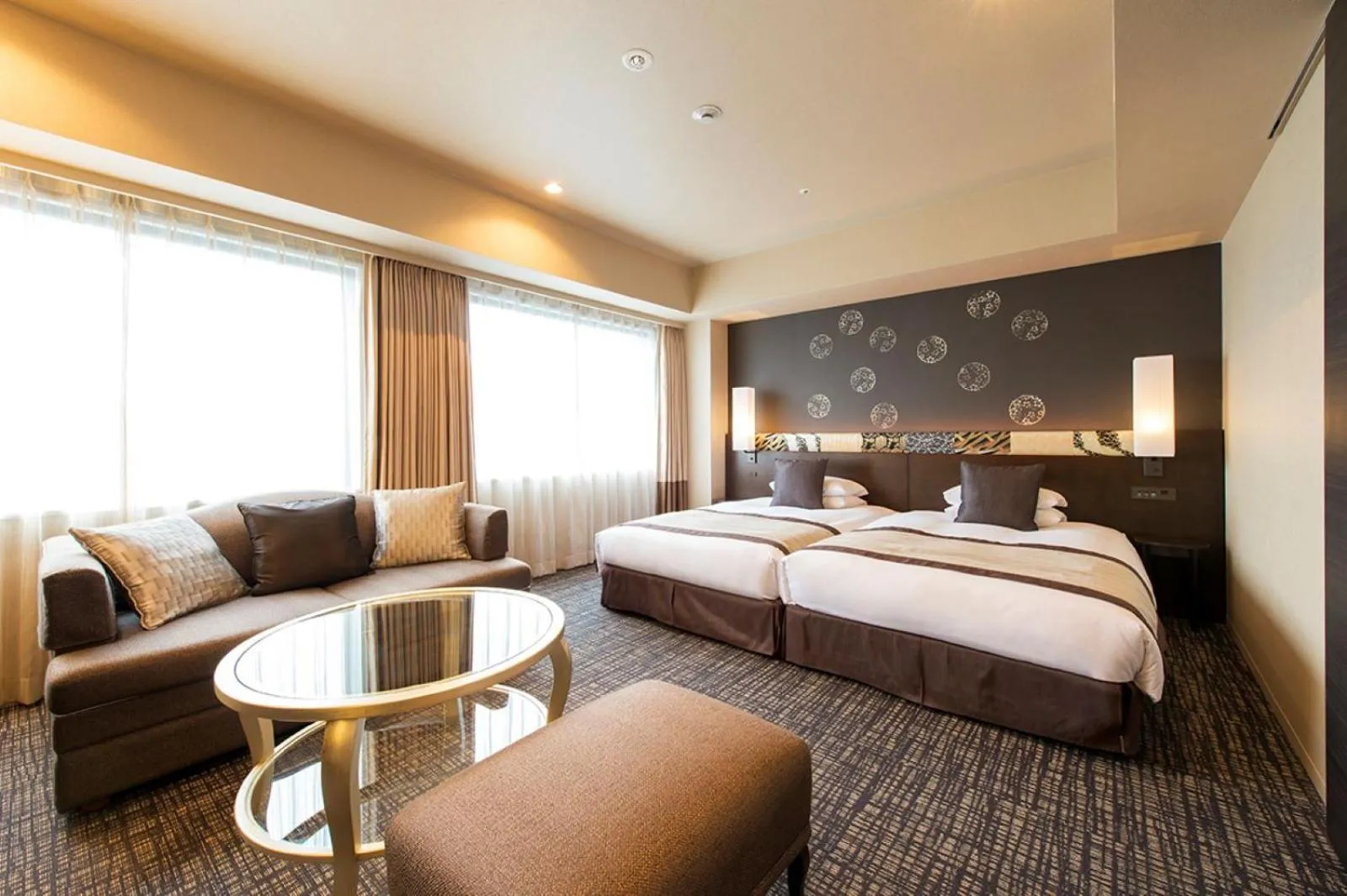 Deluxe Twin Room in Hotel Grand Bach Kyoto Select
