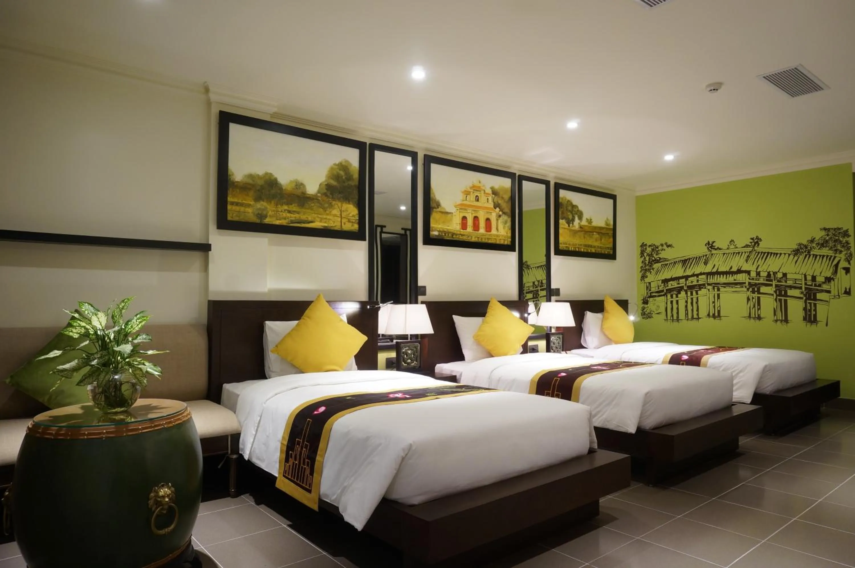 Superior Triple Room in Villa Hue Hotel