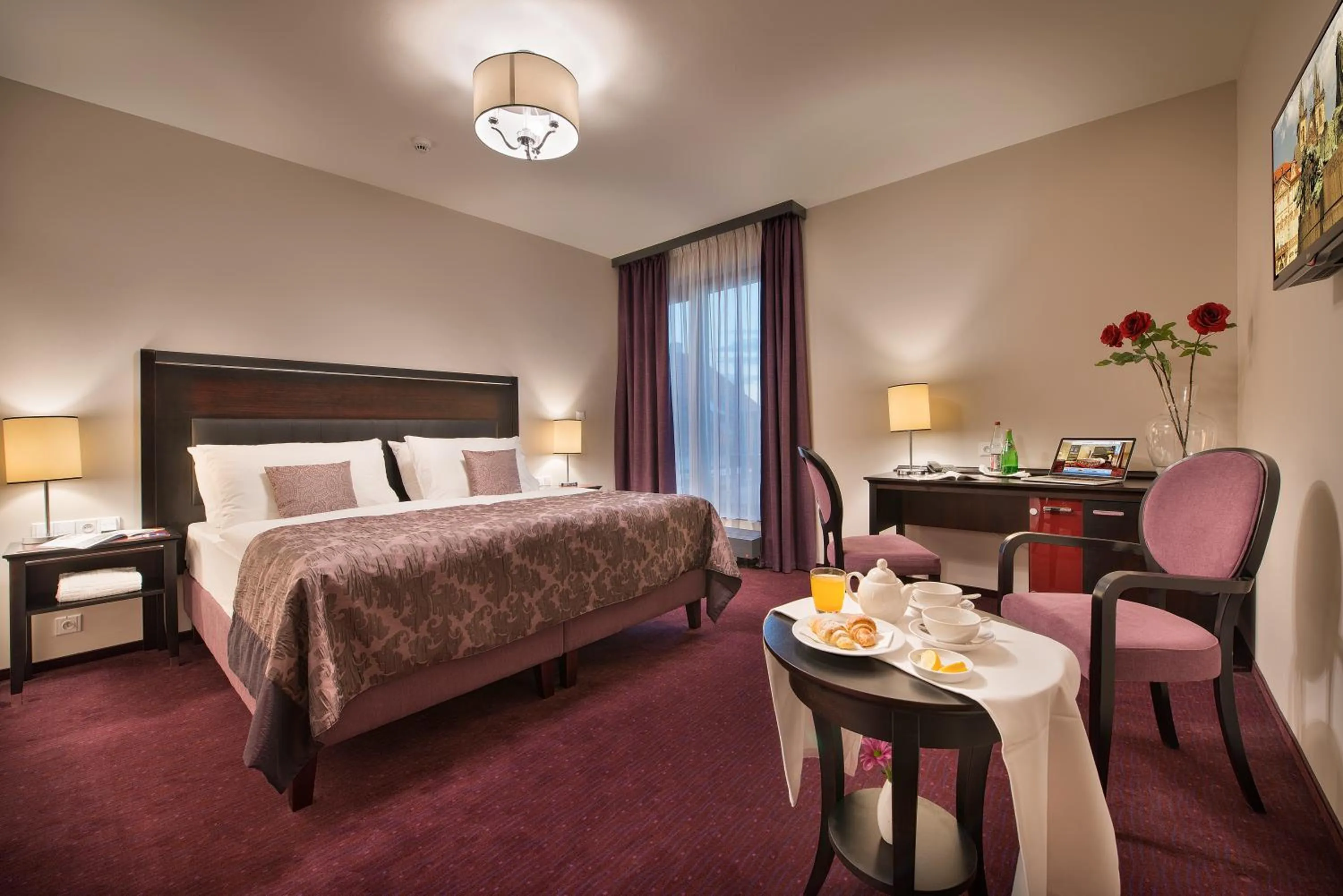 Double Room with Balcony in EA Embassy Prague Hotel