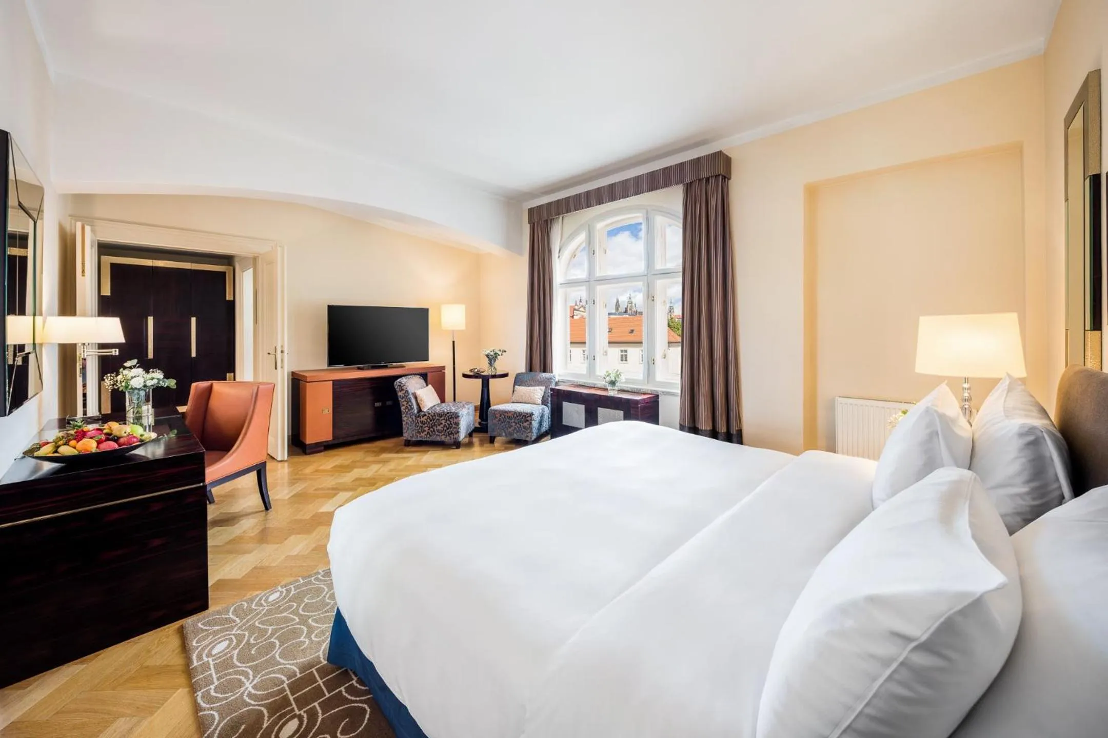 Premium Double Room with Castle View in Mandarin Oriental, Prague
