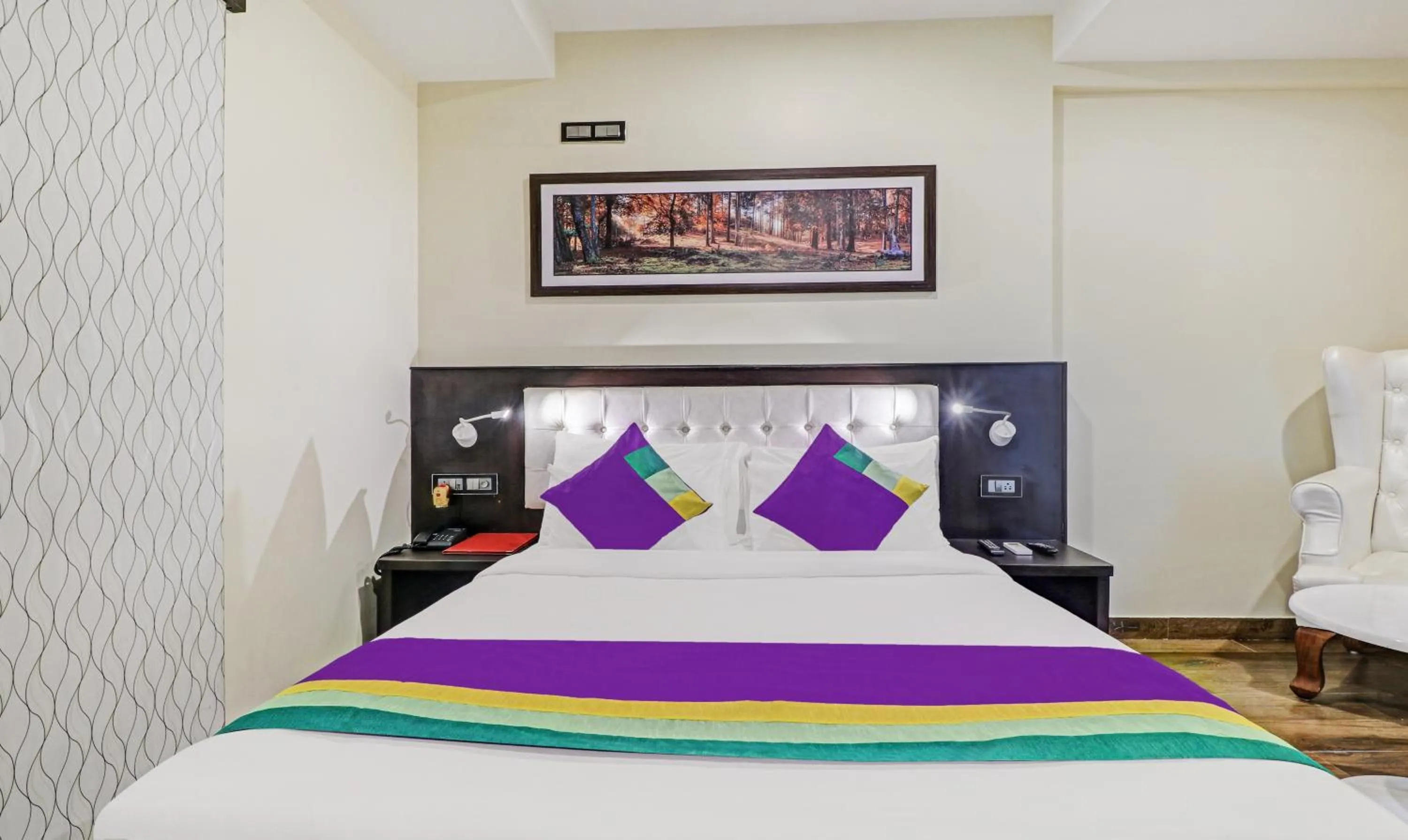 Superior Double Room - single occupancy in Treebo Premium Raj Vista Global Village