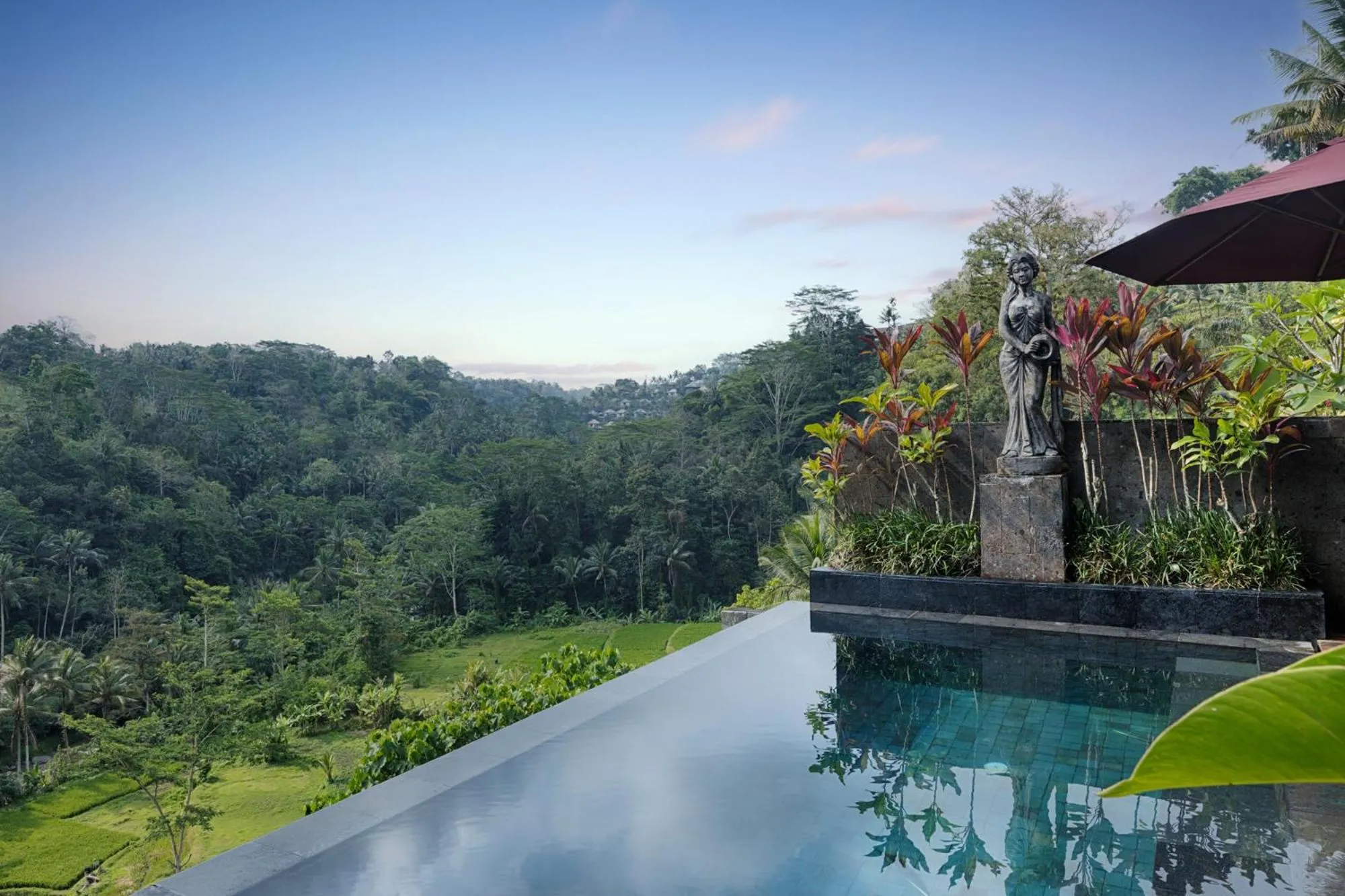 Deluxe Pool Villa with River View  in Black Penny Villas Ubud