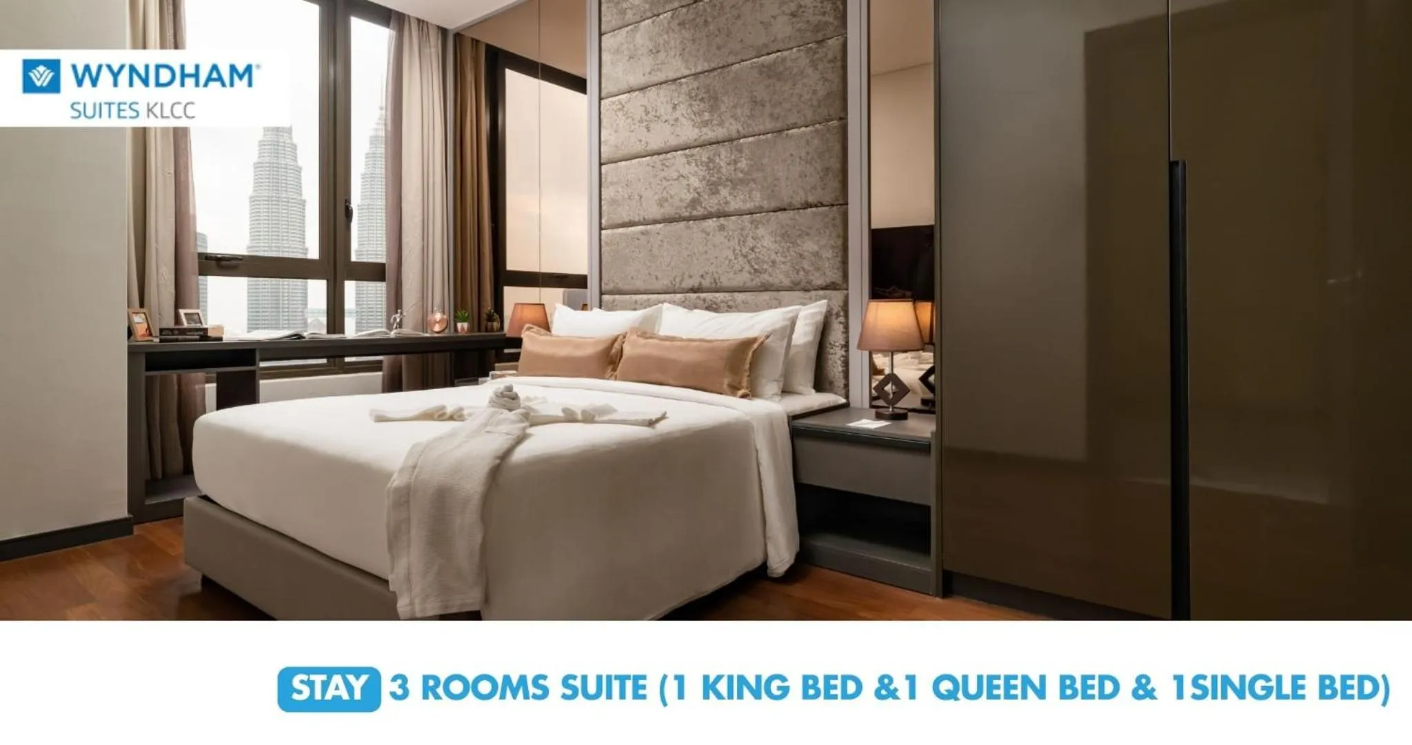 Wyndham Duplex Suite KLCC View in Wyndham Suites KLCC