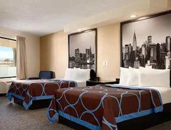 Double Room with Two Double Beds - Non-Smoking in Super 8 by Wyndham Rahway/Newark