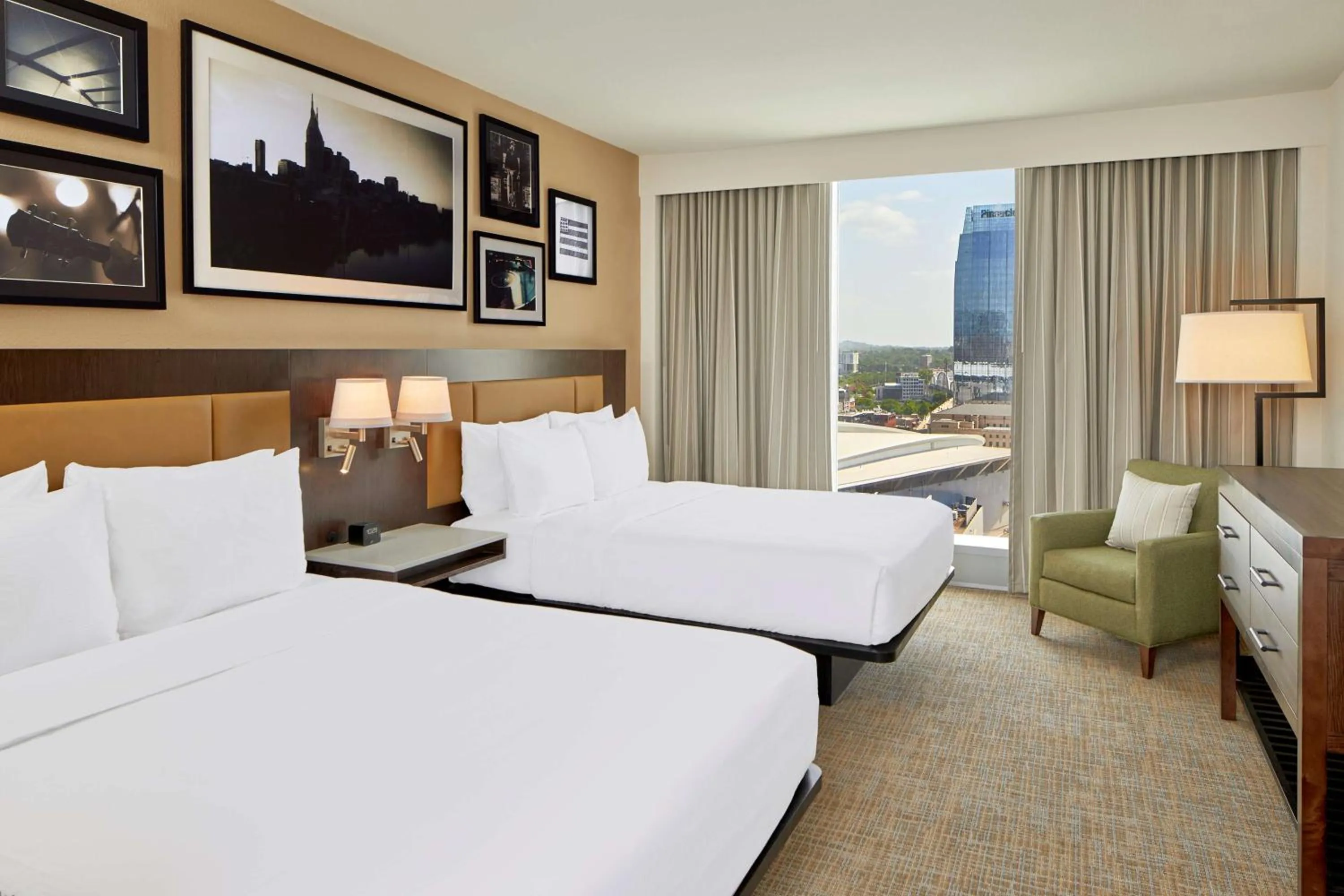 Two-Room Queen Suite with City View in Embassy Suites by Hilton Nashville Downtown