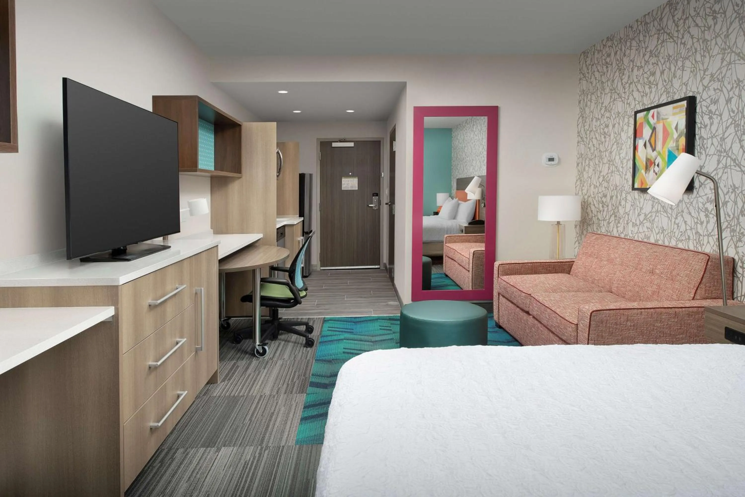 King Studio Suite - Hearing Access/Non-Smoking in Home2 Suites By Hilton Miami Airport South Blue Lagoon