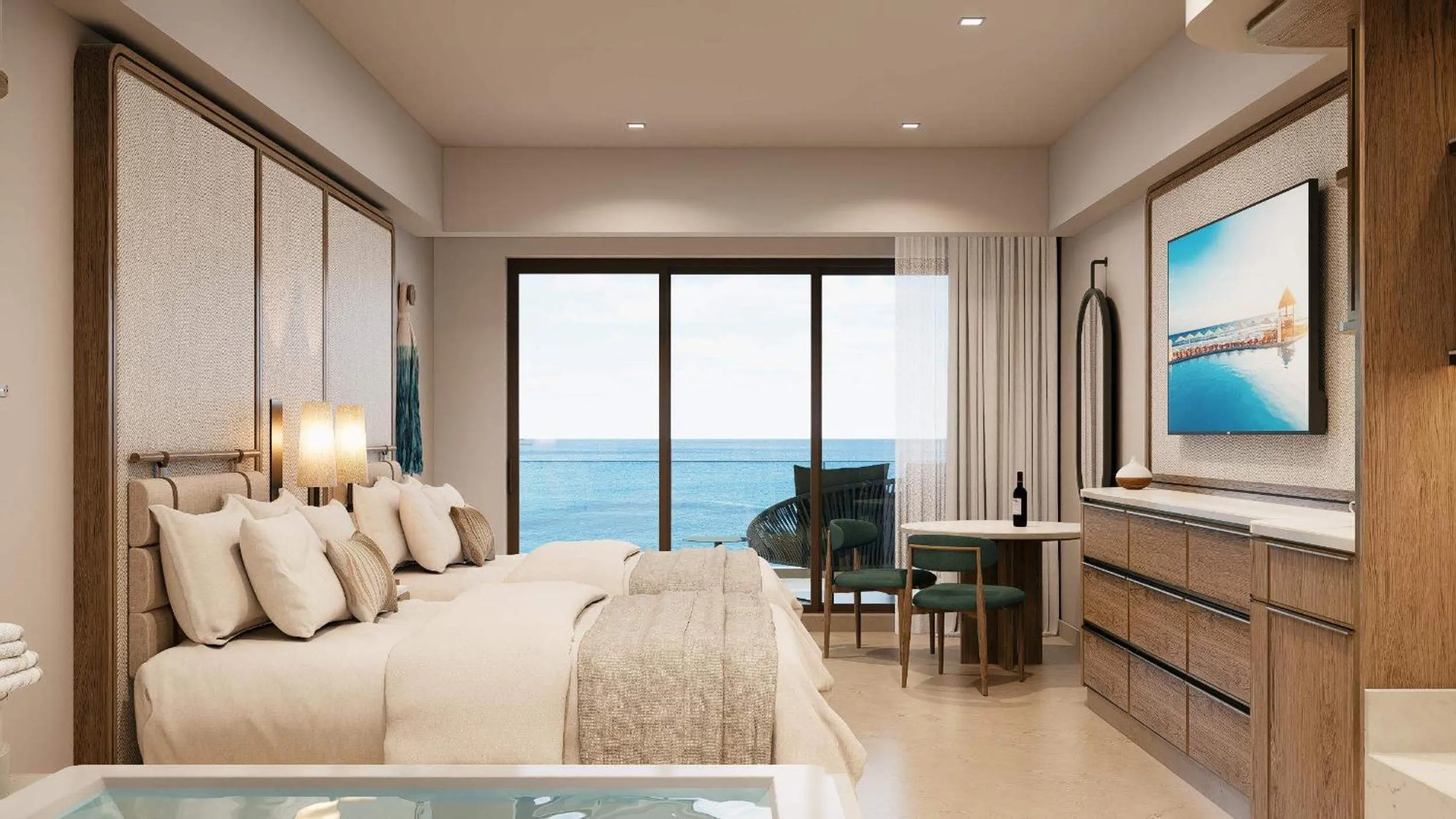 Superior Governor Suite Ocean View - King Size Bed in Beach Palace Family Resort & Spa - All Inclusive