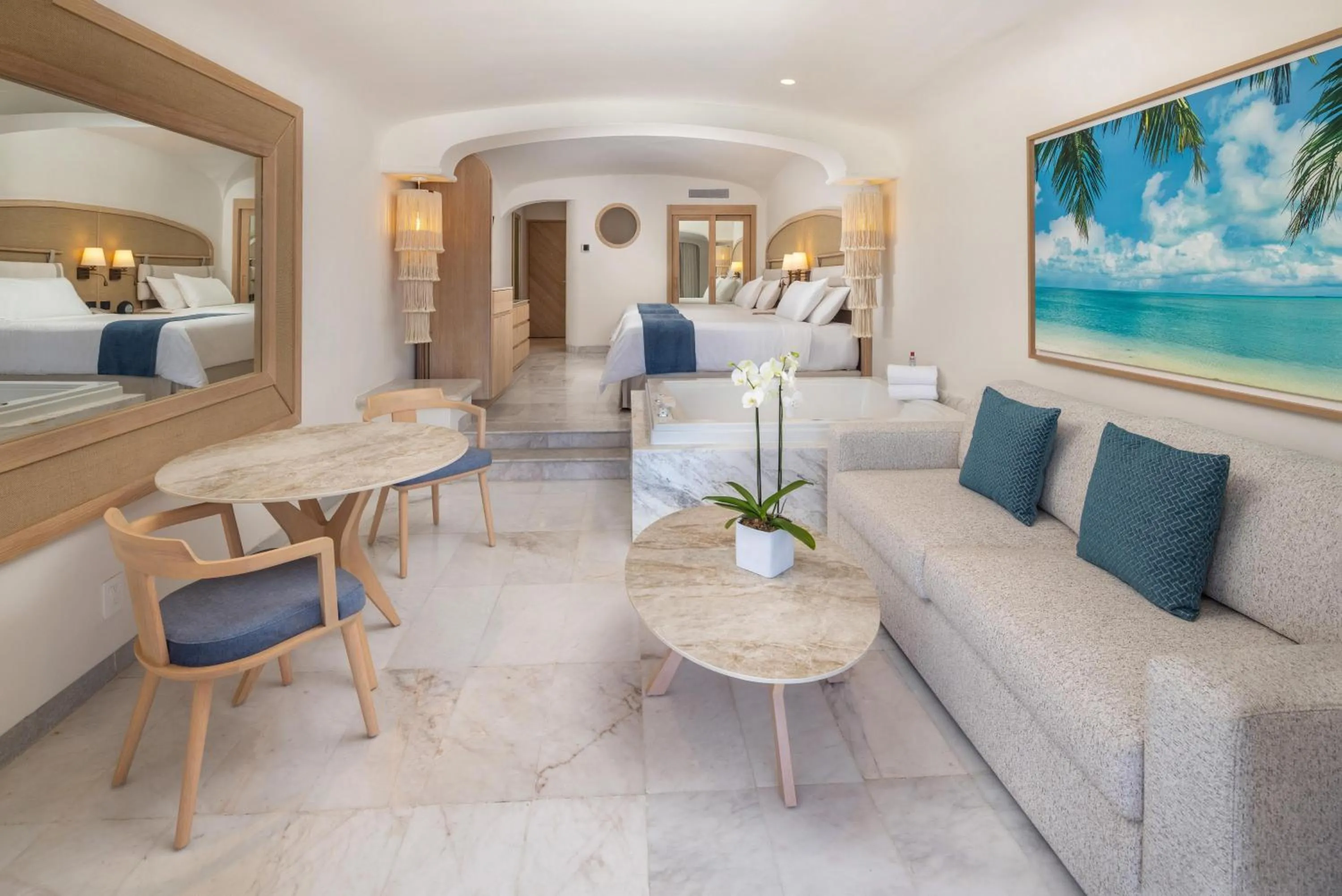 Superior Ocean Front Suite - Kids & Teens Free in Cozumel Palace-All Inclusive