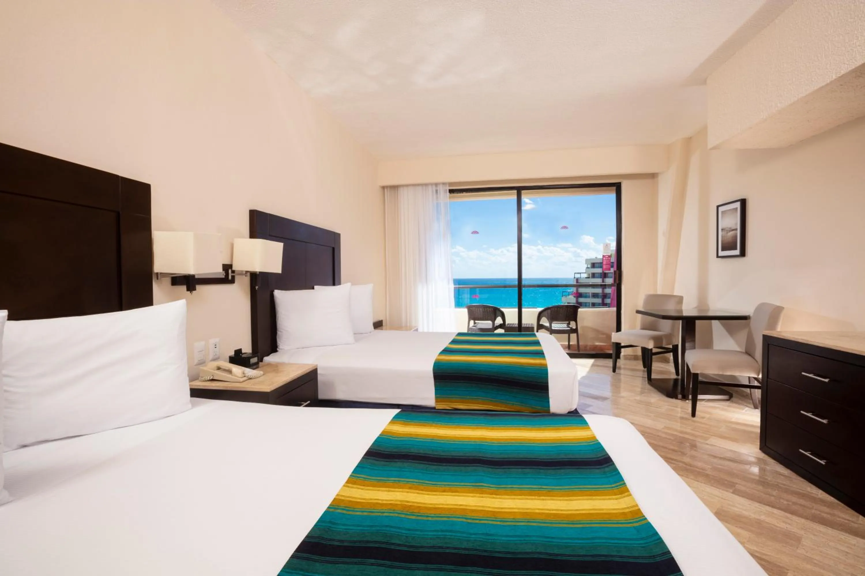 King or Double Room with Ocean View - single occupancy in Crown Paradise Club Cancun - All Inclusive