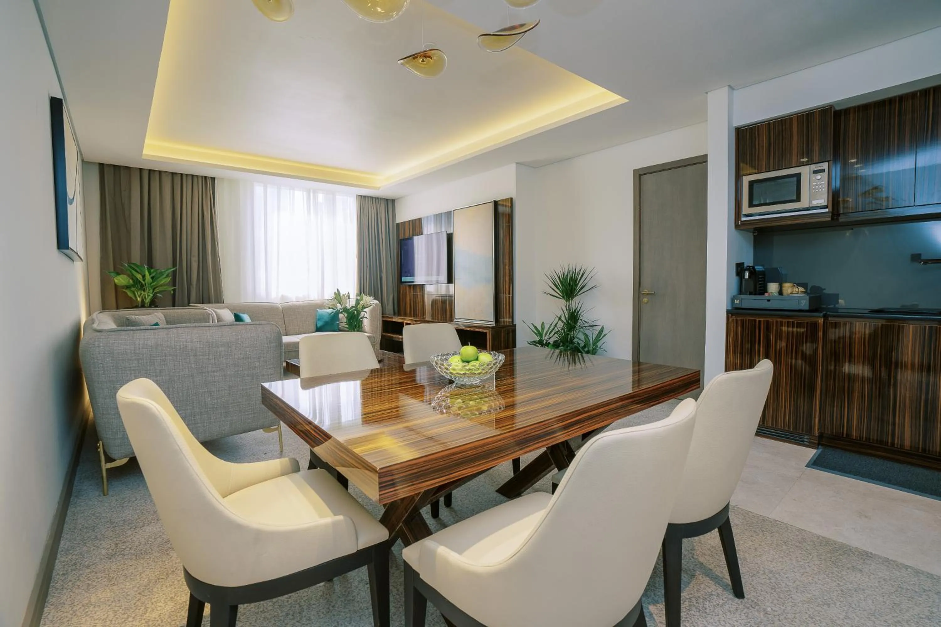 Two Bedroom Royal Suite w/ Kitchenette - 15% off on F&B shuttle to Deira City Center, Al Ghurair Mall & La Mer Beach in Khalidia Palace Hotel Dubai by Mourouj Gloria