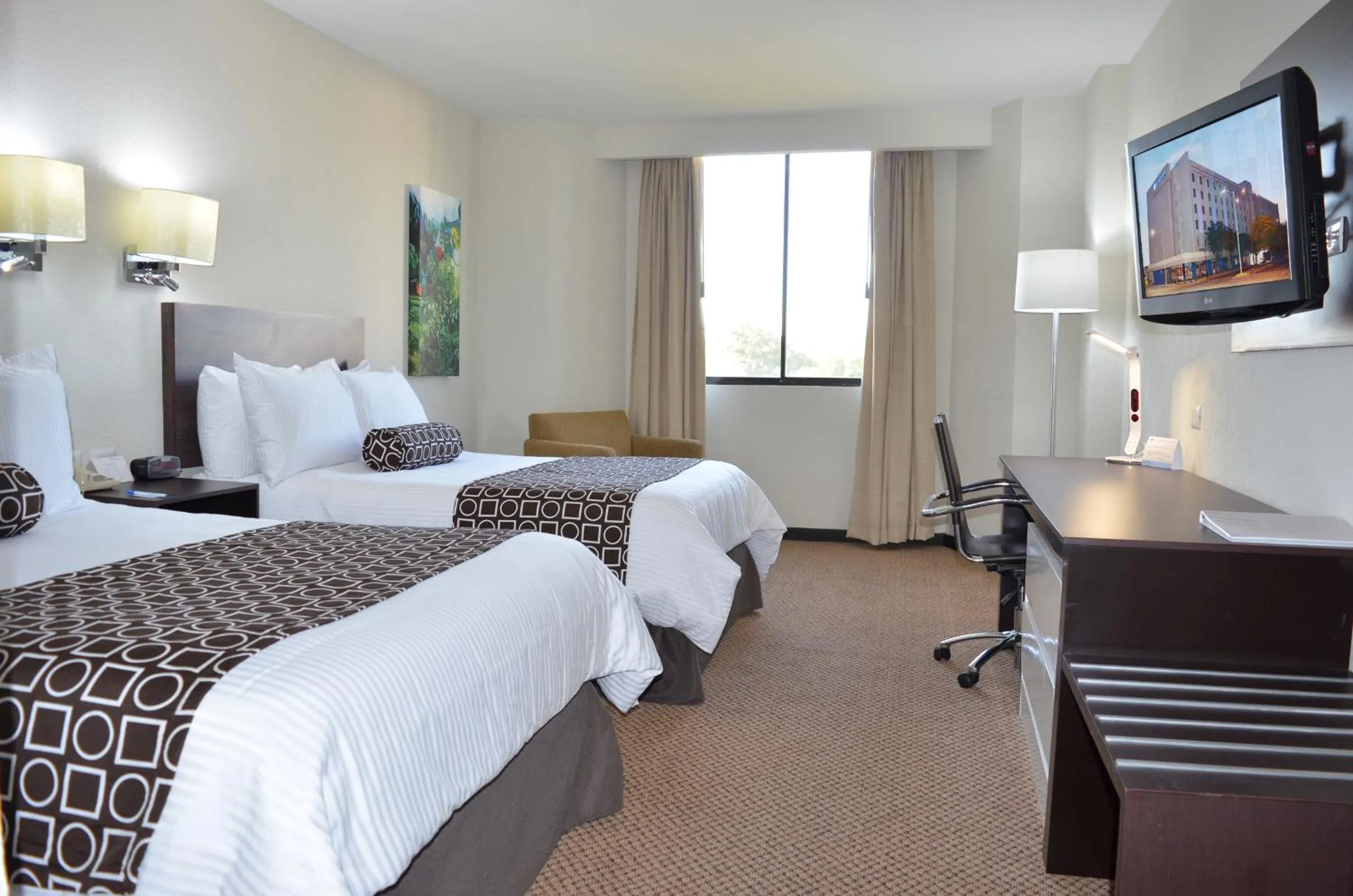 Double Room with Two Double Beds - Mobility Access/Non-Smoking in Wyndham Executivo Culiacan