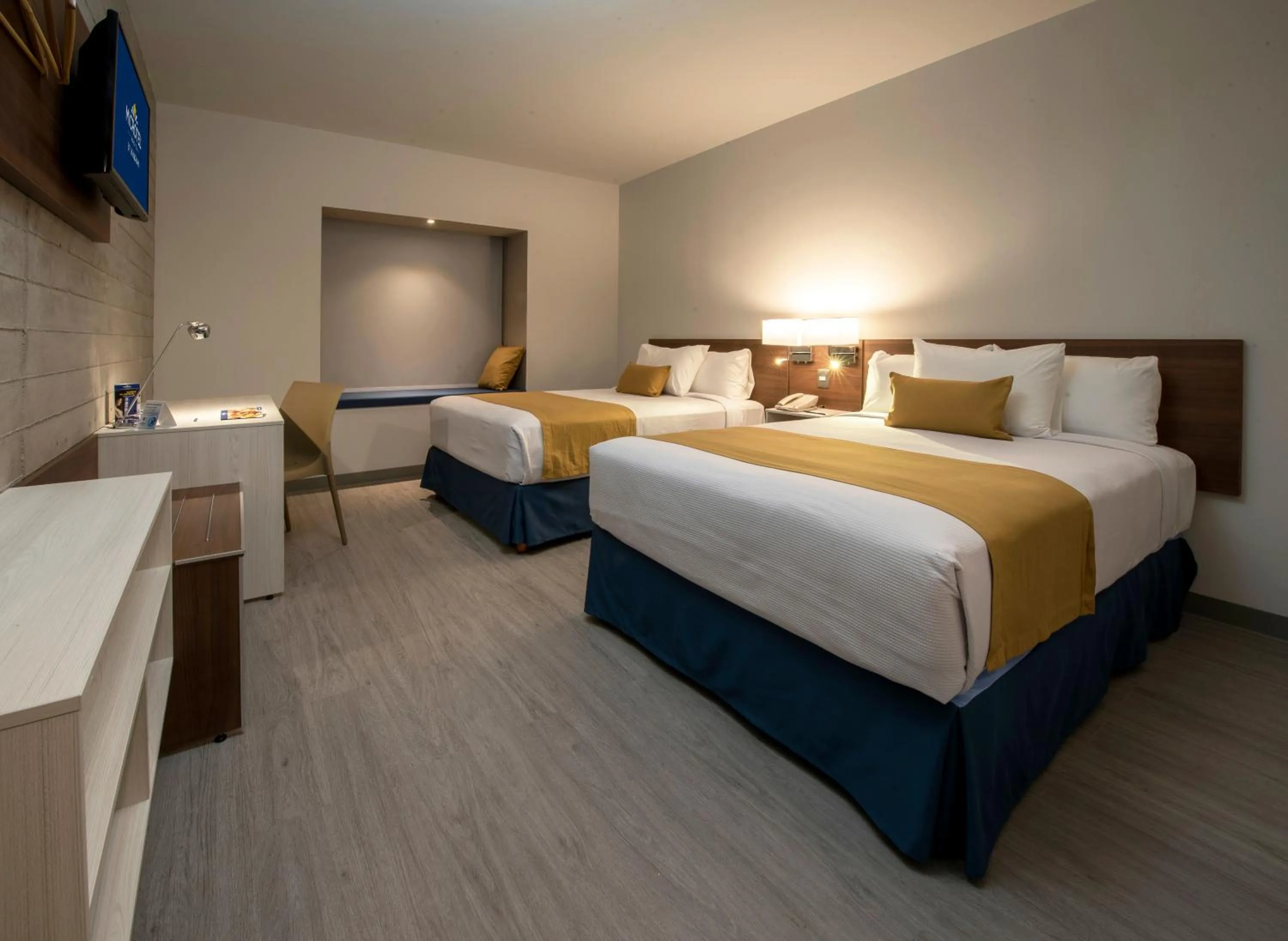 Double Room with Two Double Beds - Non-Smoking in Microtel Inn & Suites by Wyndham Guadalajara Sur