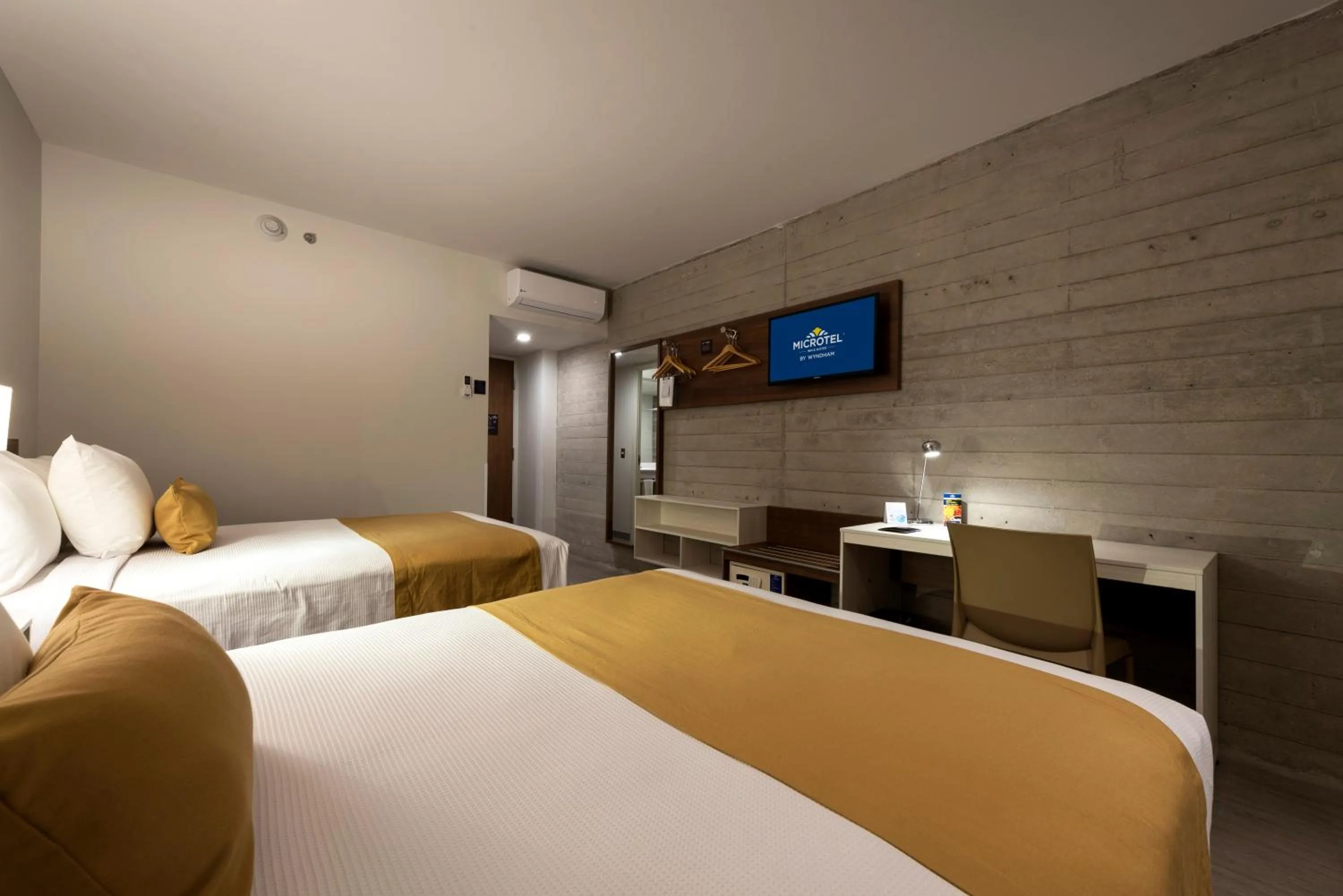 Double Room with Two Double Beds - Mobility Accessible/Non-Smoking in Microtel Inn & Suites by Wyndham Guadalajara Sur