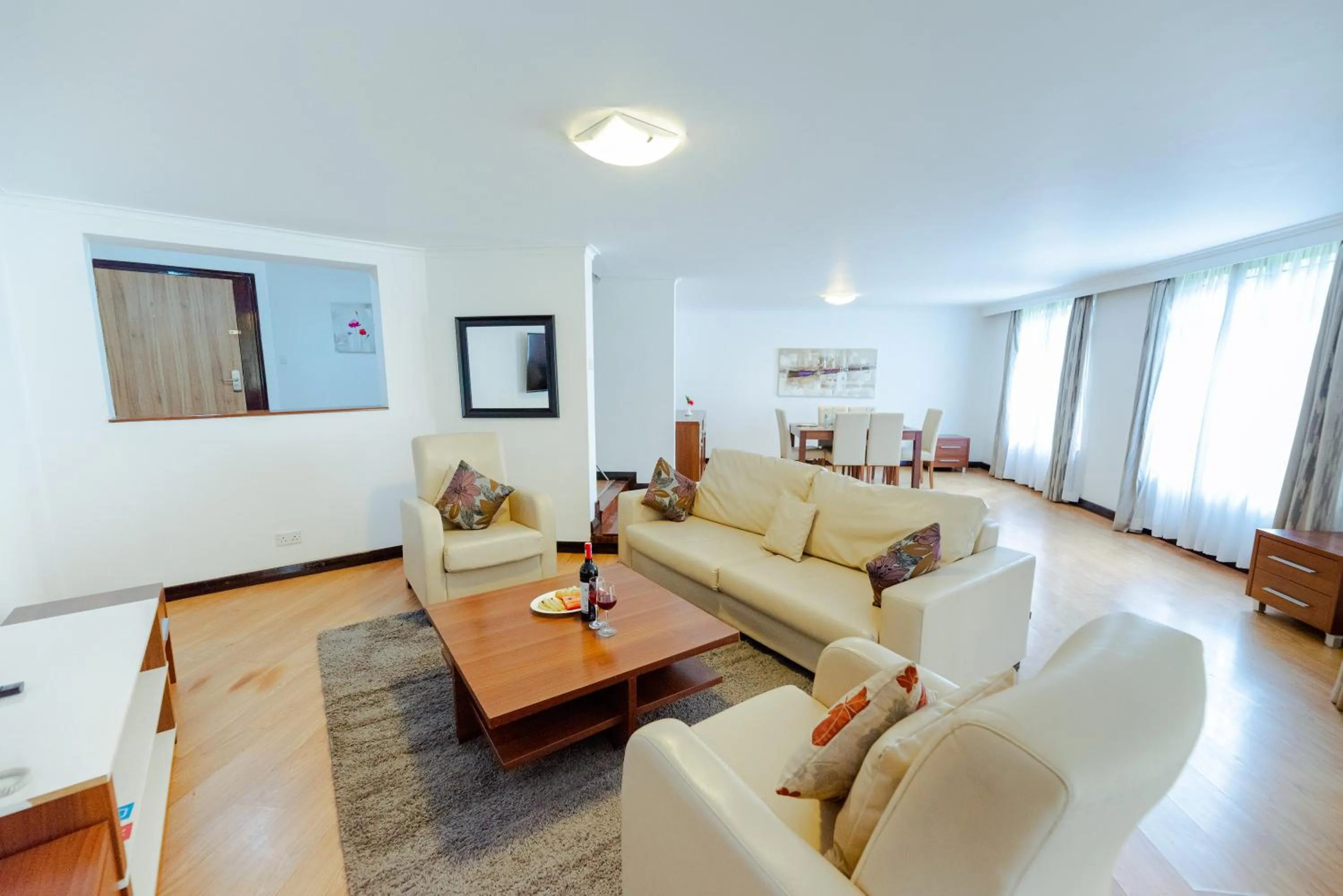 Three-Bedroom Superior Apartment with Two Queen Beds and Two Single Beds - Non-Smoking in Heri Heights Hotel Apartments, SureStay Collection by Best Western