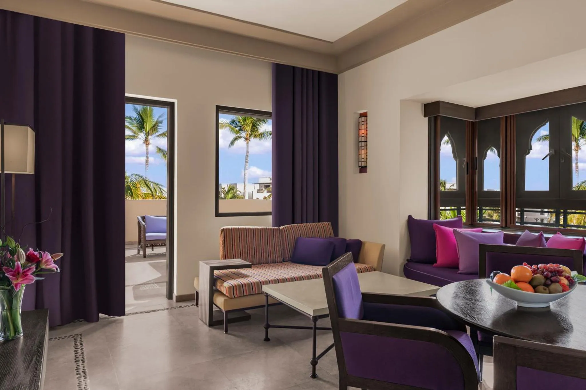 	 Ocean View Suite with Lounge Access with Aqua Park Access in Salalah Rotana Resort