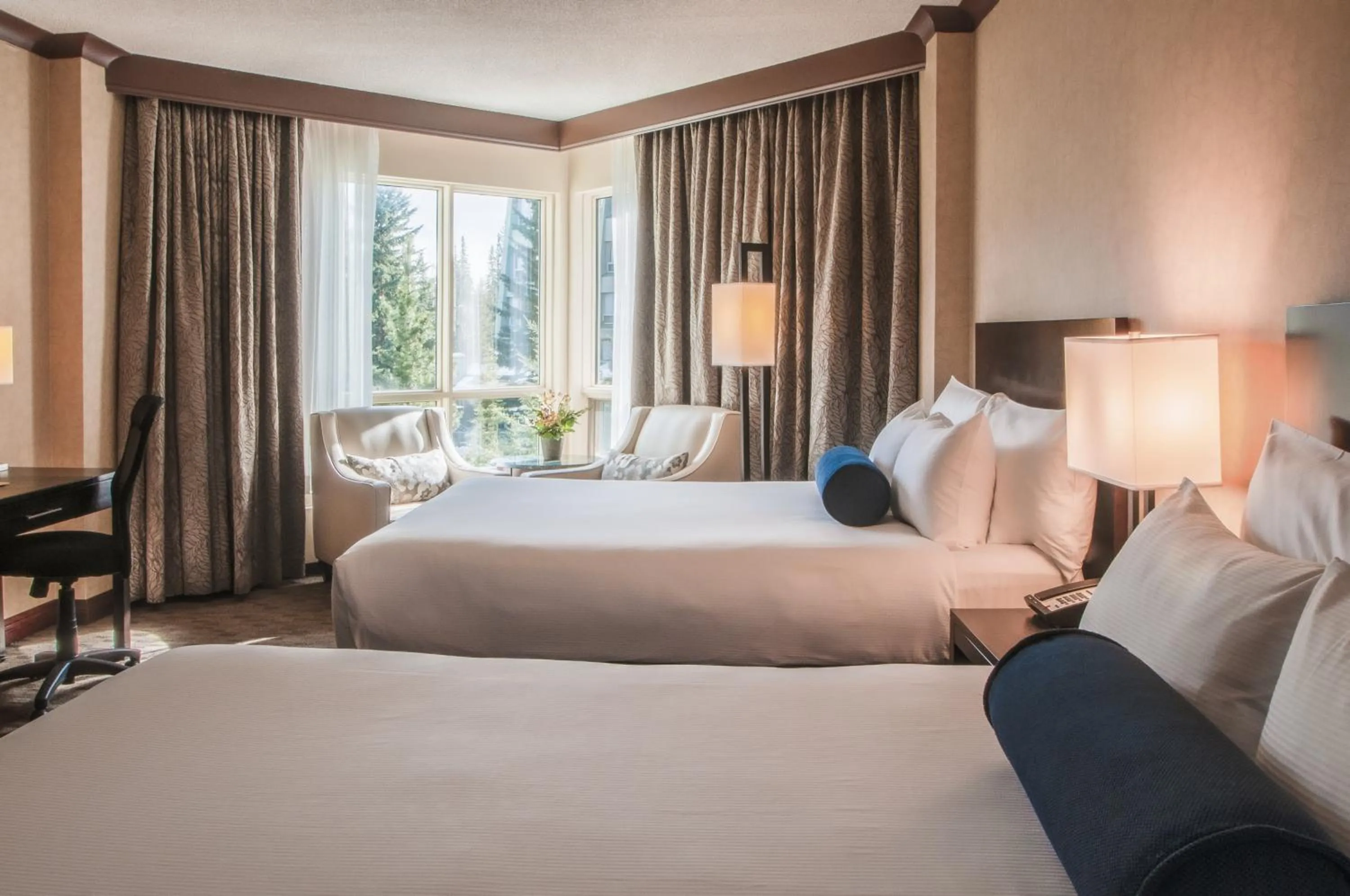 Deluxe Room with Two Queen Beds in Rimrock Banff, Emblems Collection