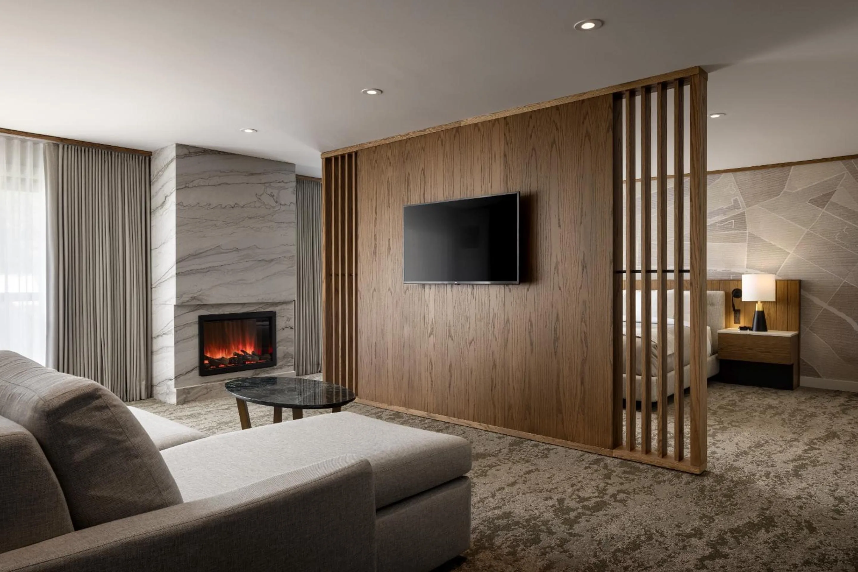 Parlor King Suite in Banff Park Lodge