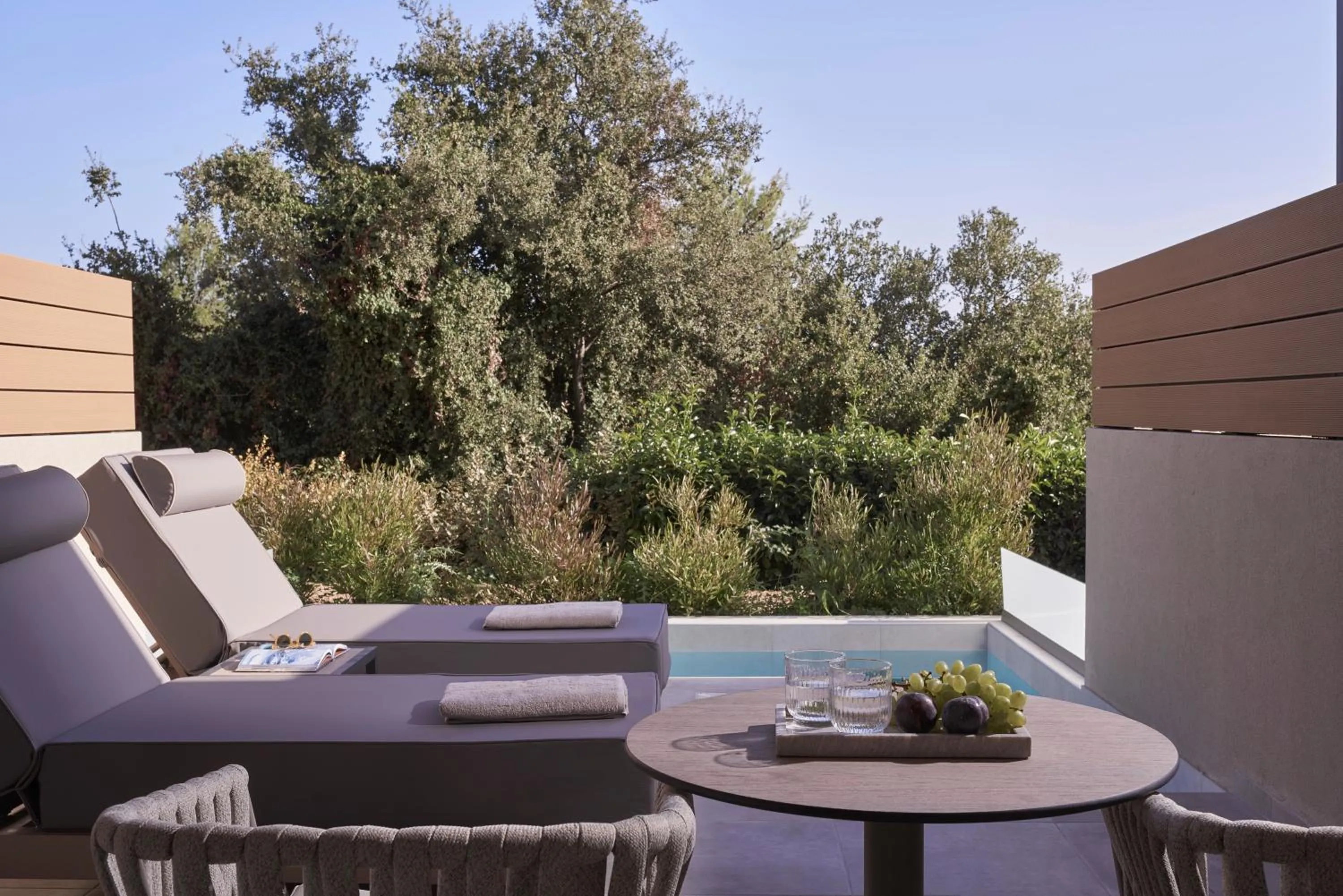 Junior Suite Sea View with private cozy pool in Celestial All Suites