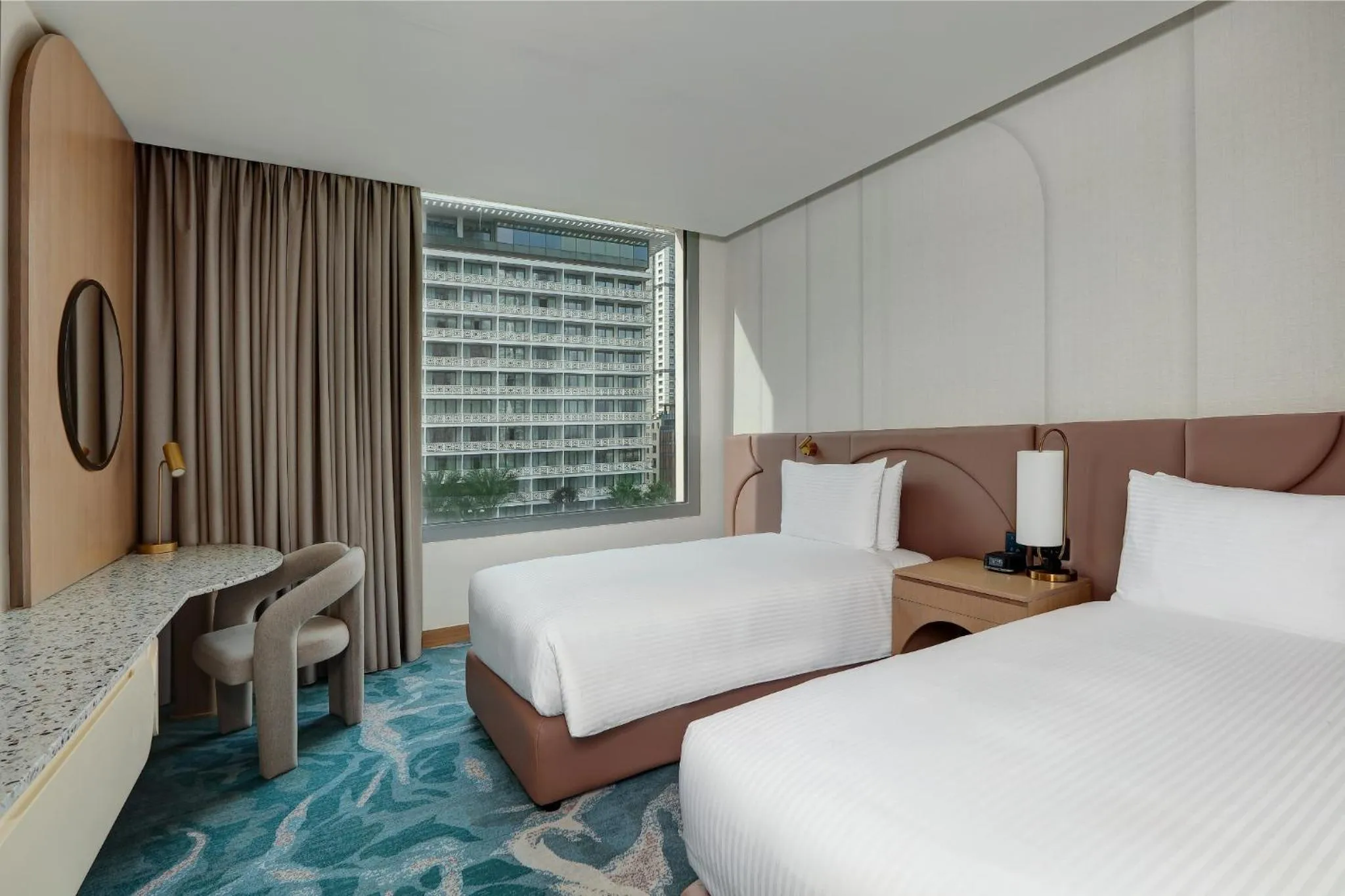 Deluxe Twin Room with City View in voco Beirut Central District by IHG