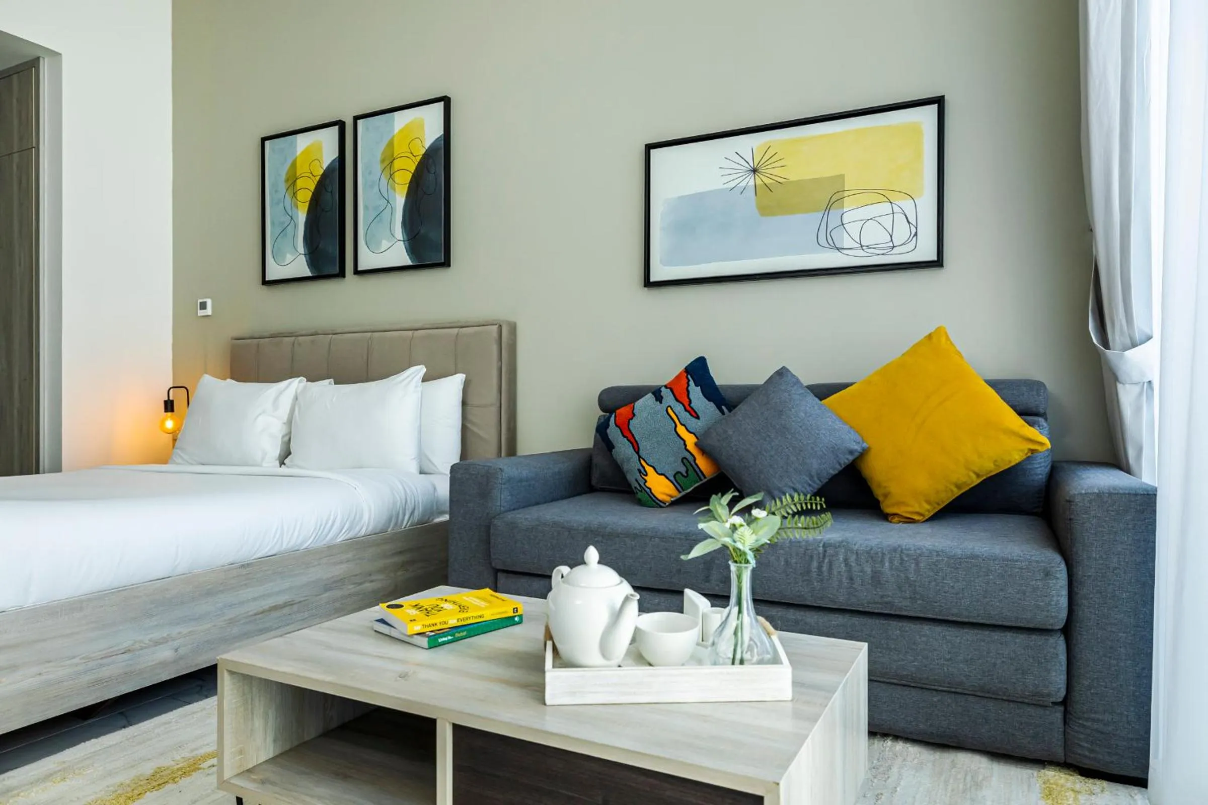 Deluxe Studio with Burj Khalifa View in Unlock Waters Edge