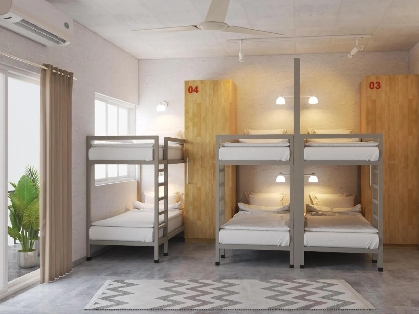 Bunk Bed in Female Dormitory Room   in Bedzzz Varanasi by Leisure Hotels, 1 Km from Dashwasamedh Ghat