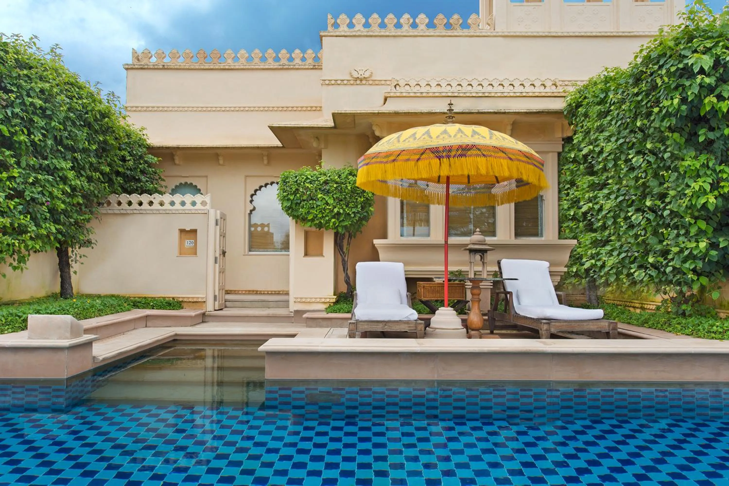 Premier Room Garden View with semi private pool in The Oberoi Udaivilas Udaipur