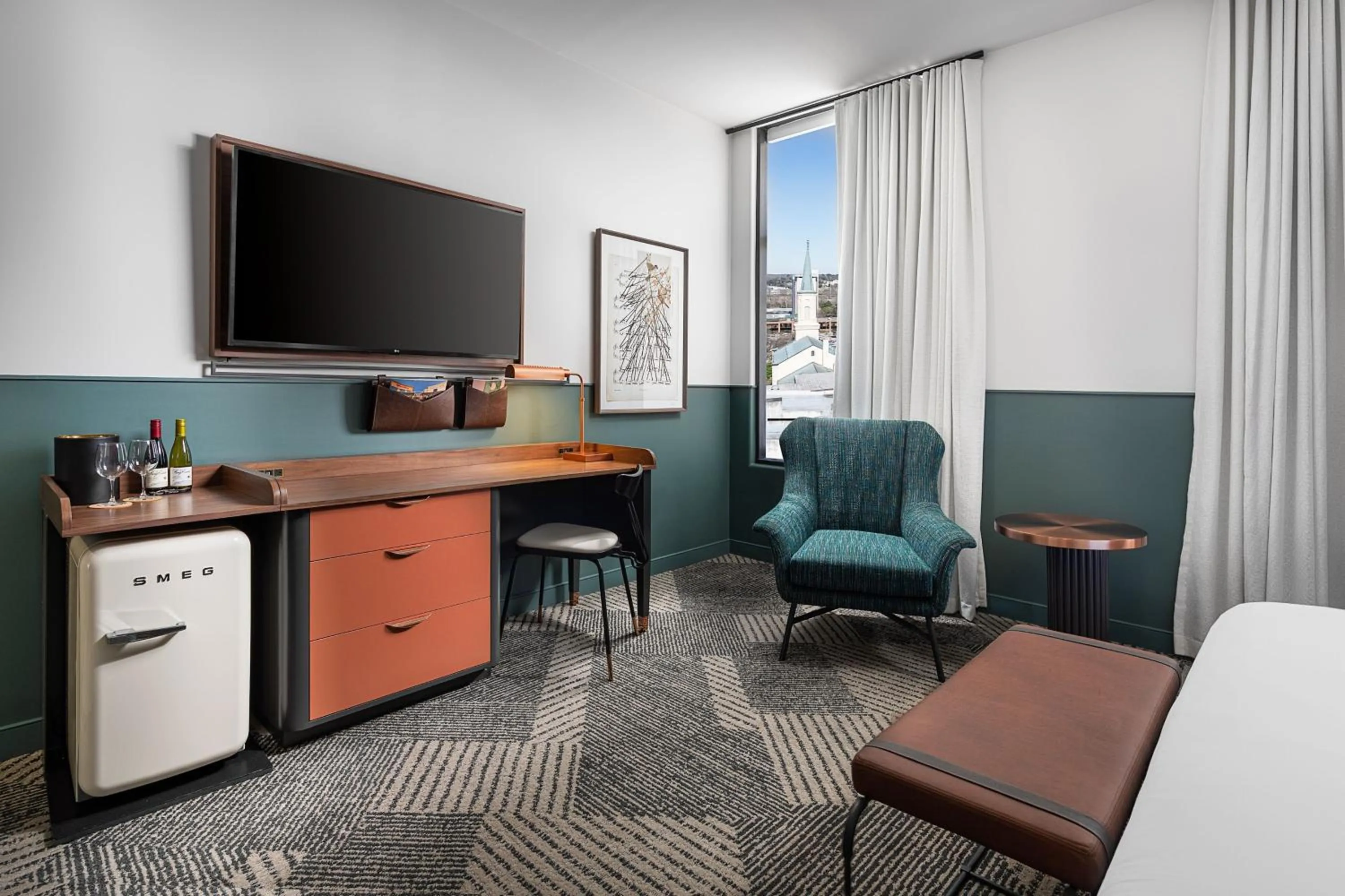 King Room with City View in Hotel Forty Five, Macon, a Tribute Portfolio Hotel