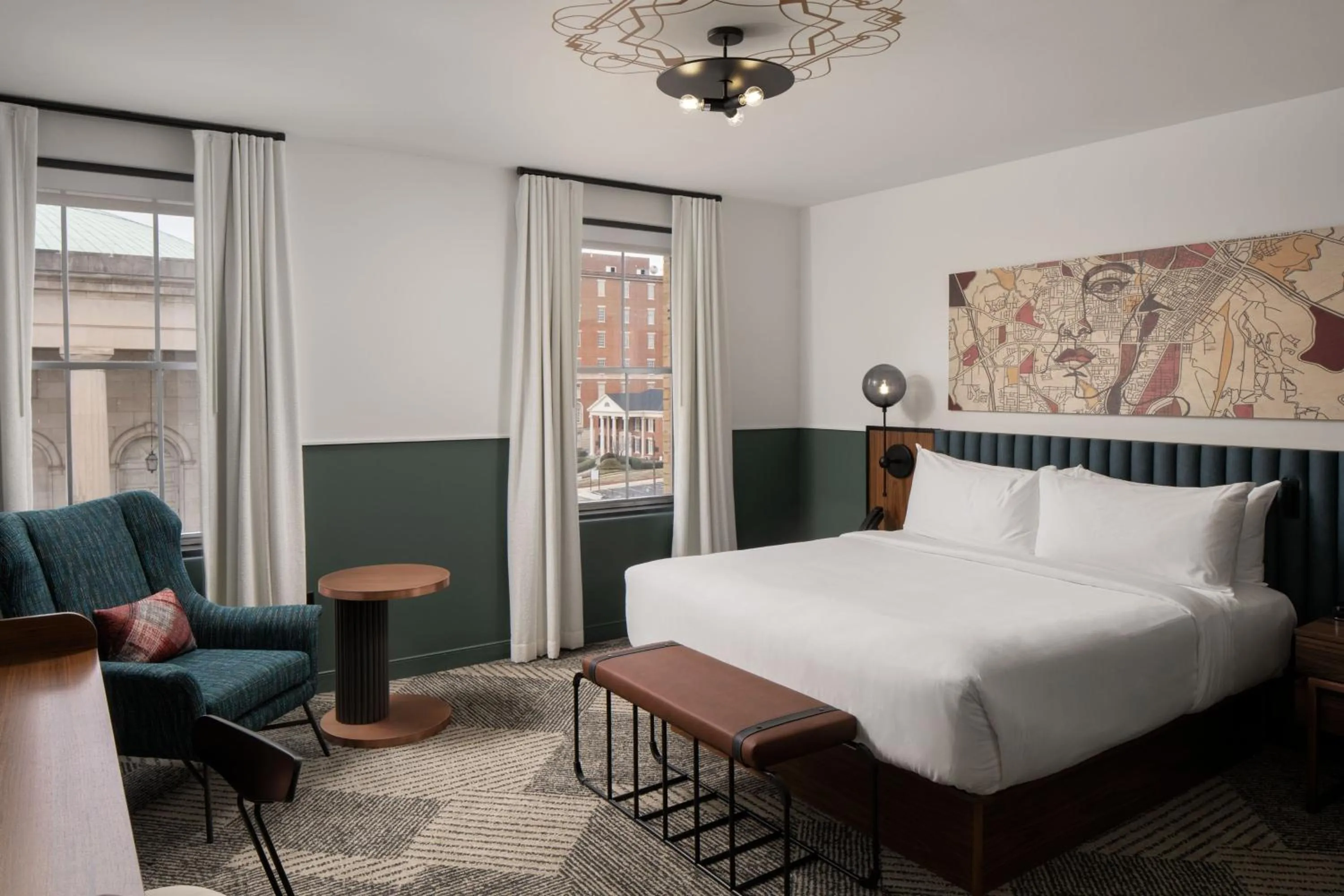 King Room in Hotel Forty Five, Macon, a Tribute Portfolio Hotel