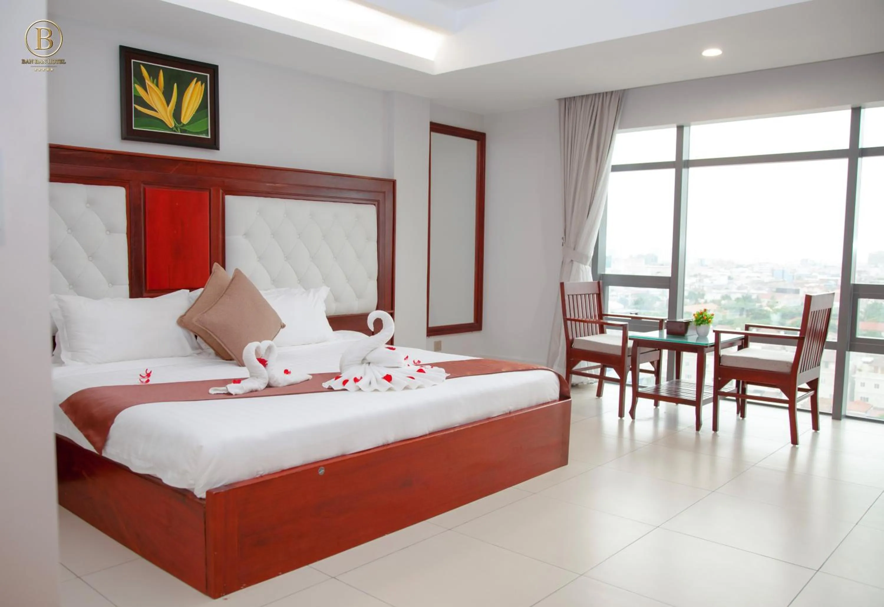 City View Double Room in Ban Ban Hotel