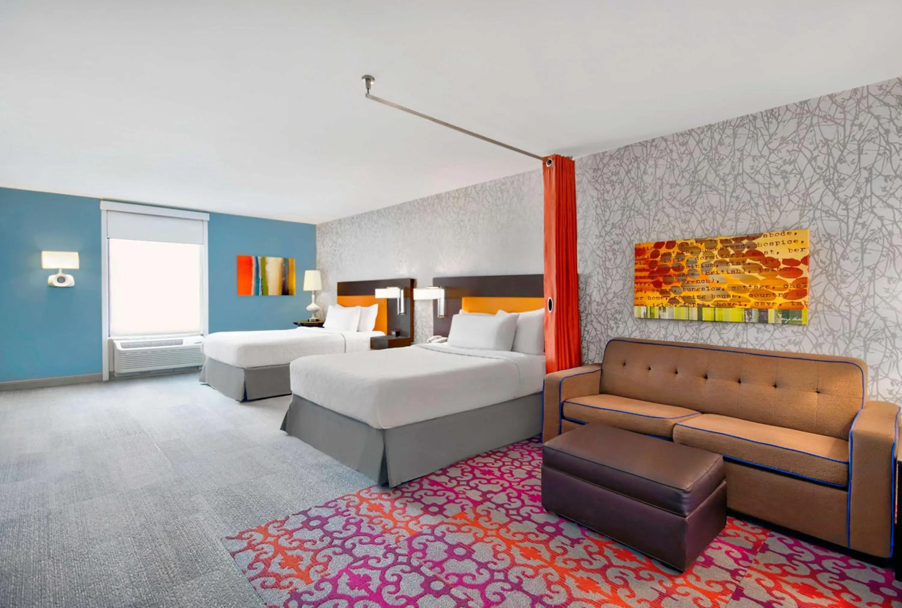 Queen Studio with Two Queen Beds - Mobility Access/Non-Smoking in Home2 Suites by Hilton Rochester Henrietta, NY