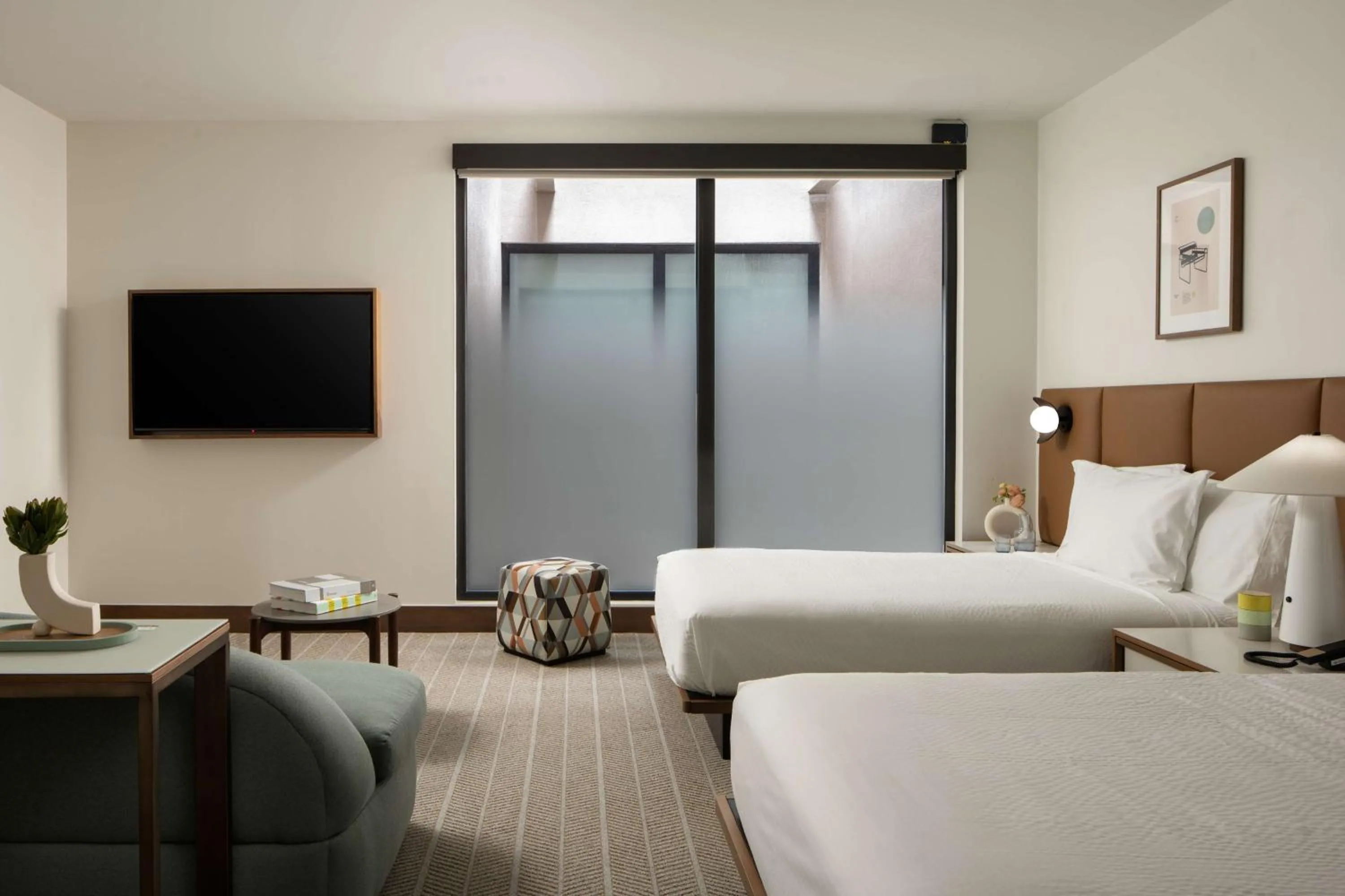 Double Room with Two Double Beds in Hotel Marcel New Haven, Tapestry Collection By Hilton