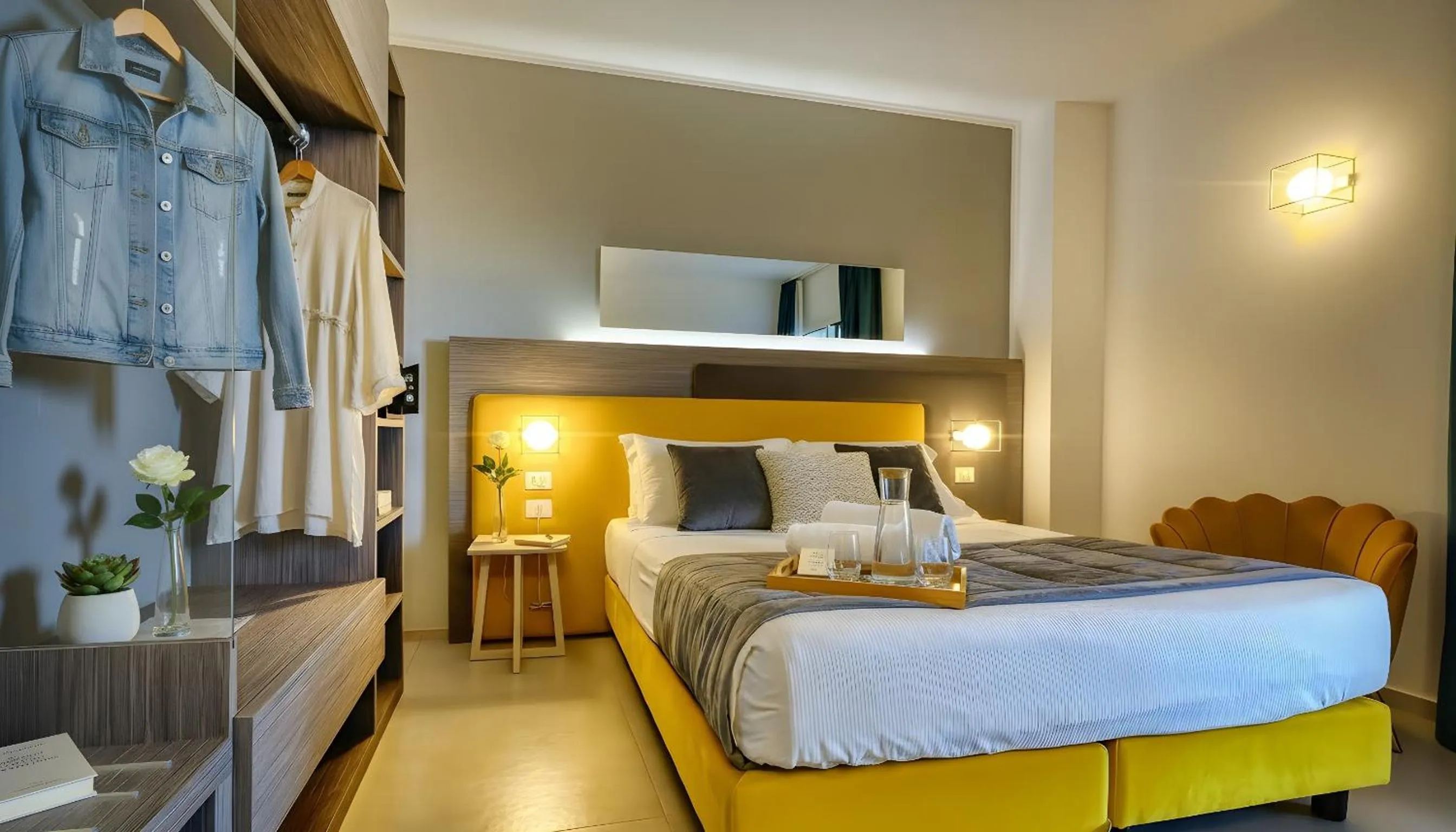 Comfort Double Room with Terrace and Sea View in Resort La Battigia Beach & Spa