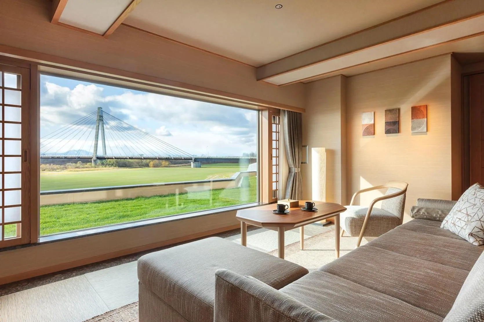 Premium Room with View Bath River-View-2nd Floor - Non-Smoking in Tokachigawa Onsen Daiichi Hotel