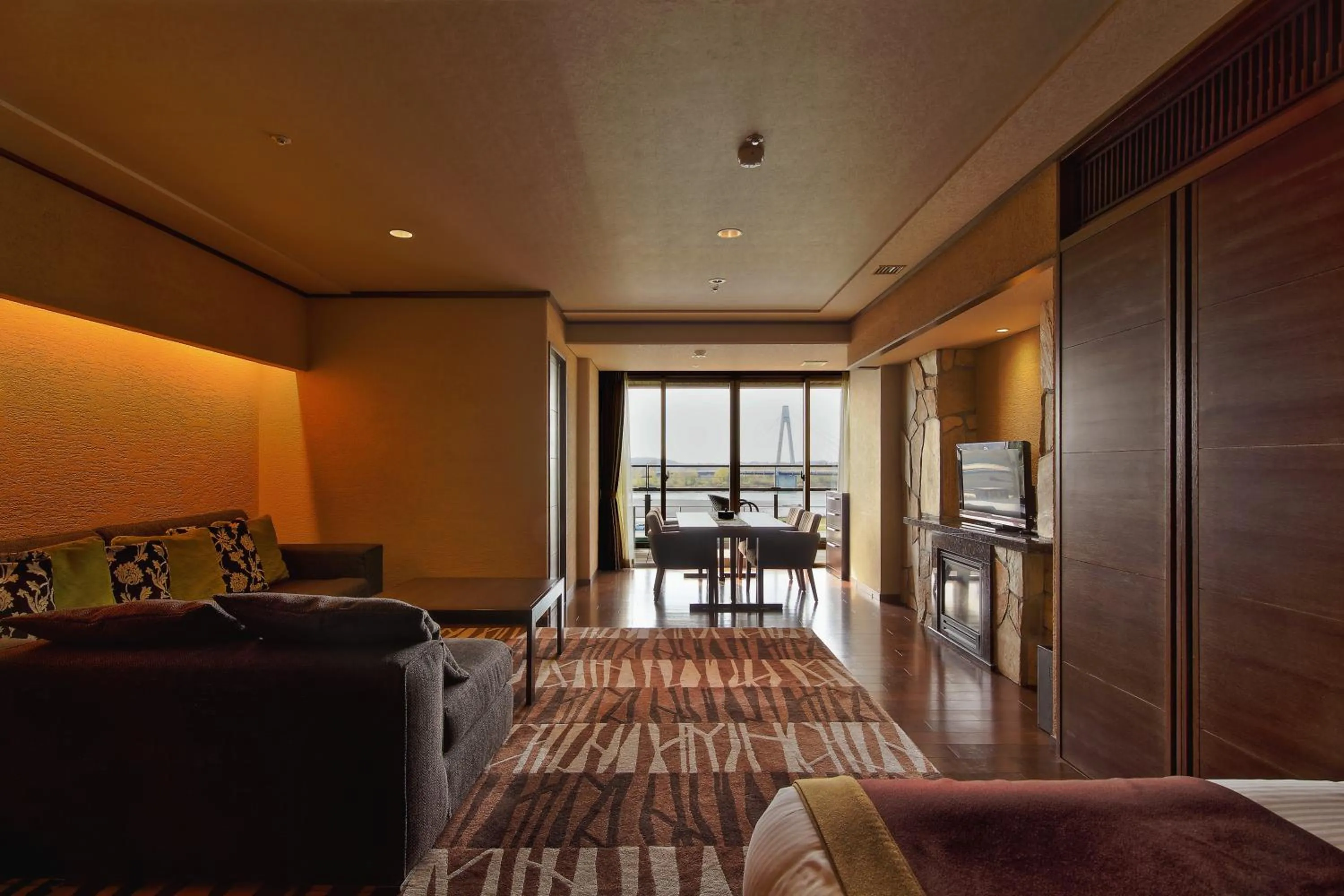 Deluxe Corner Room with Open-Air Bath River-View - single occupancy - Non-Smoking in Tokachigawa Onsen Daiichi Hotel