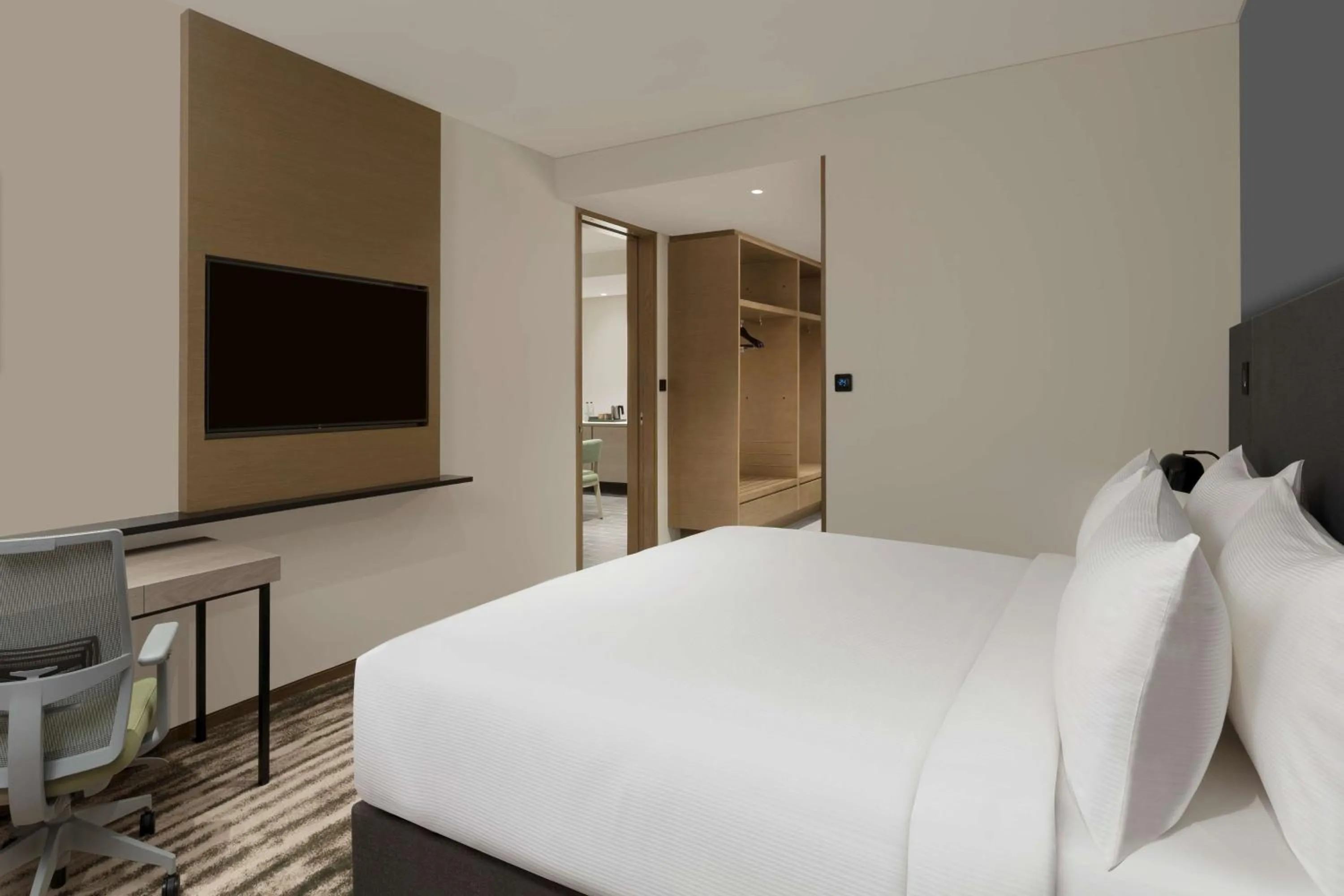 Deluxe King Suite with One-Way Airport Transfer in Hilton Garden Inn Bengaluru Embassy Manyata Business Park