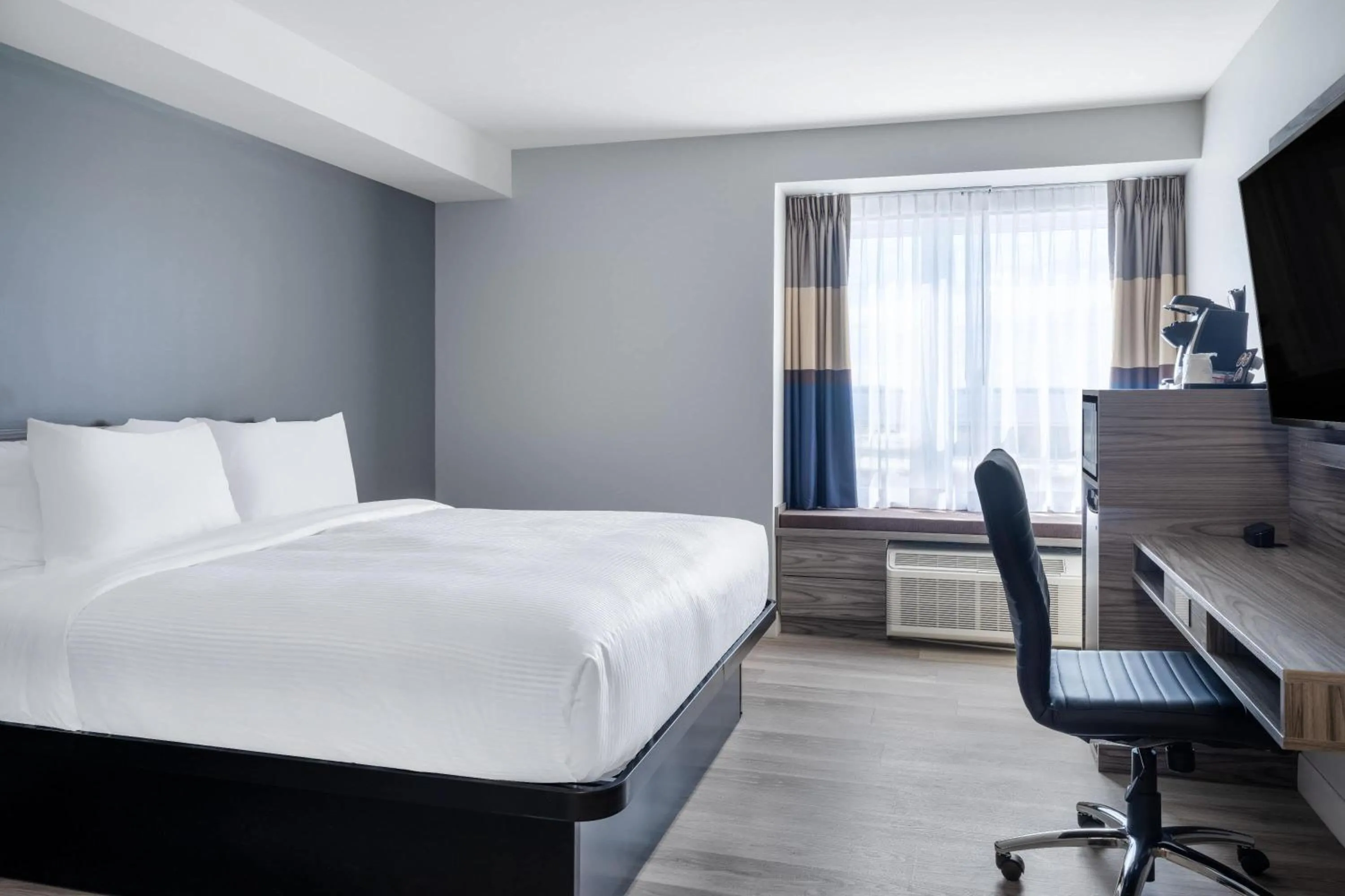 King Room with Roll-In Shower - Mobility Access/Non-Smoking in Microtel Inn & Suites by Wyndham Kanata Ottawa West