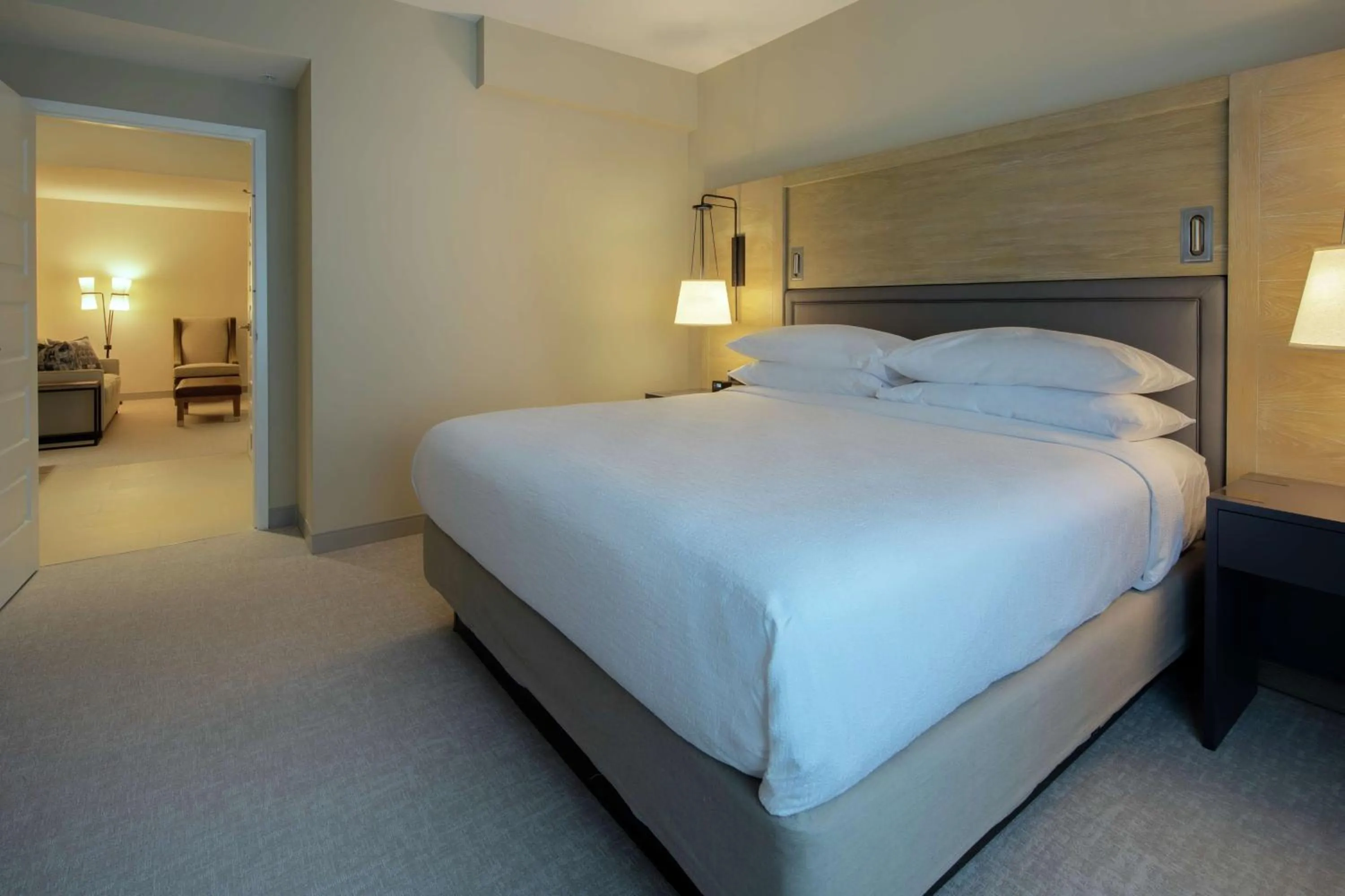 Two-Room King Suite - Hearing Access in Embassy Suites St Augustine Beach Oceanfront Resort