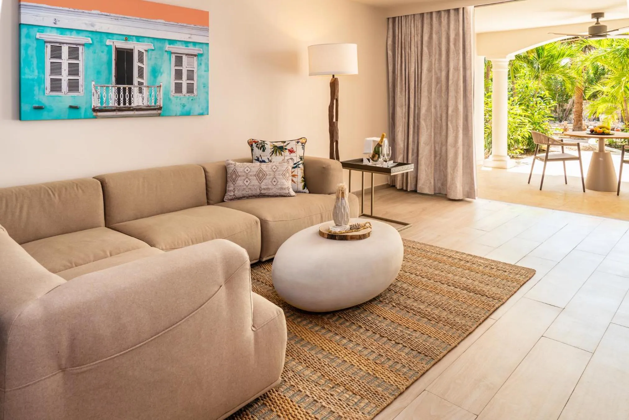 Master Suite With Pool King bed in Zoetry Curacao