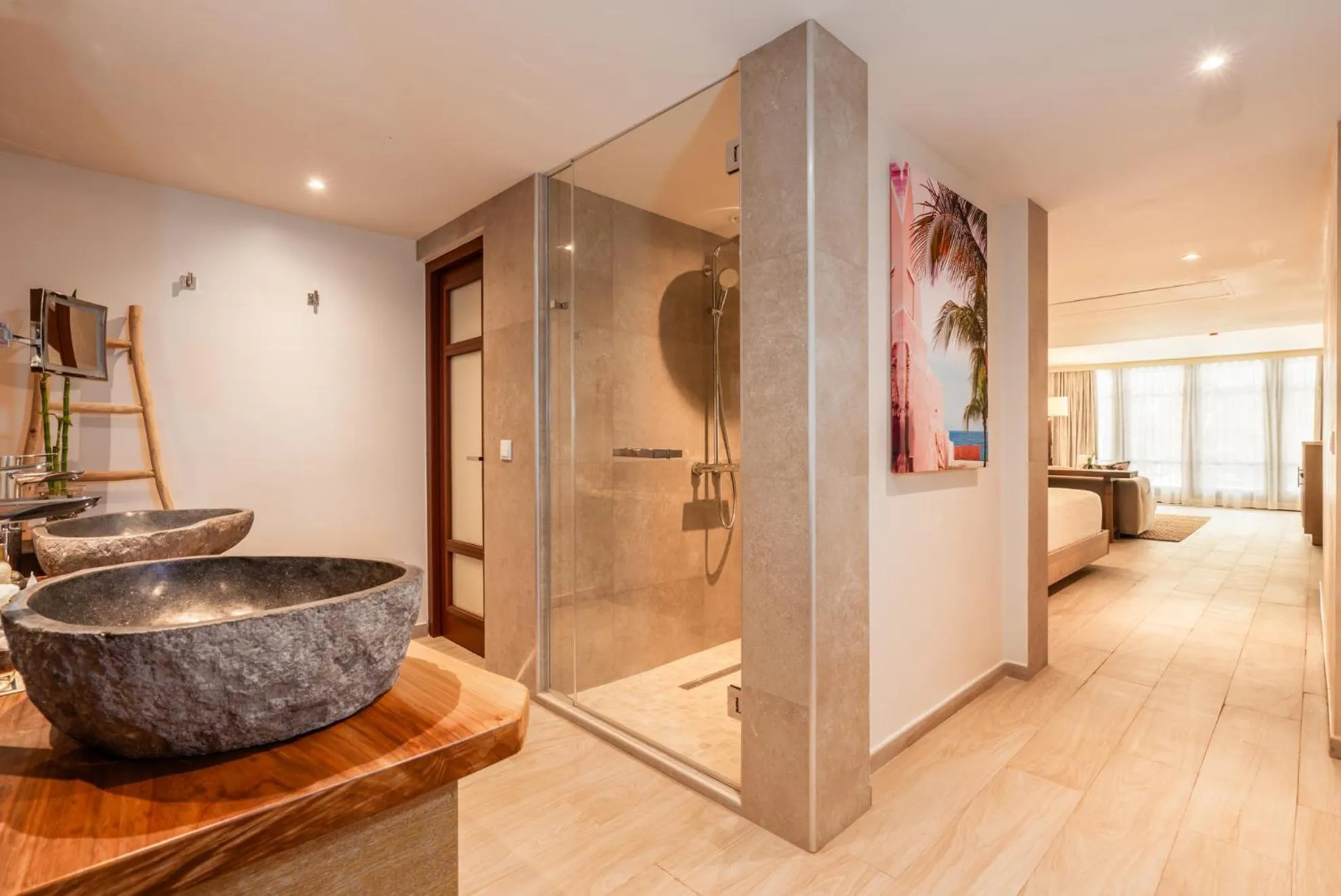 Master Suite with Tropical View Queen Beds in Zoetry Curacao