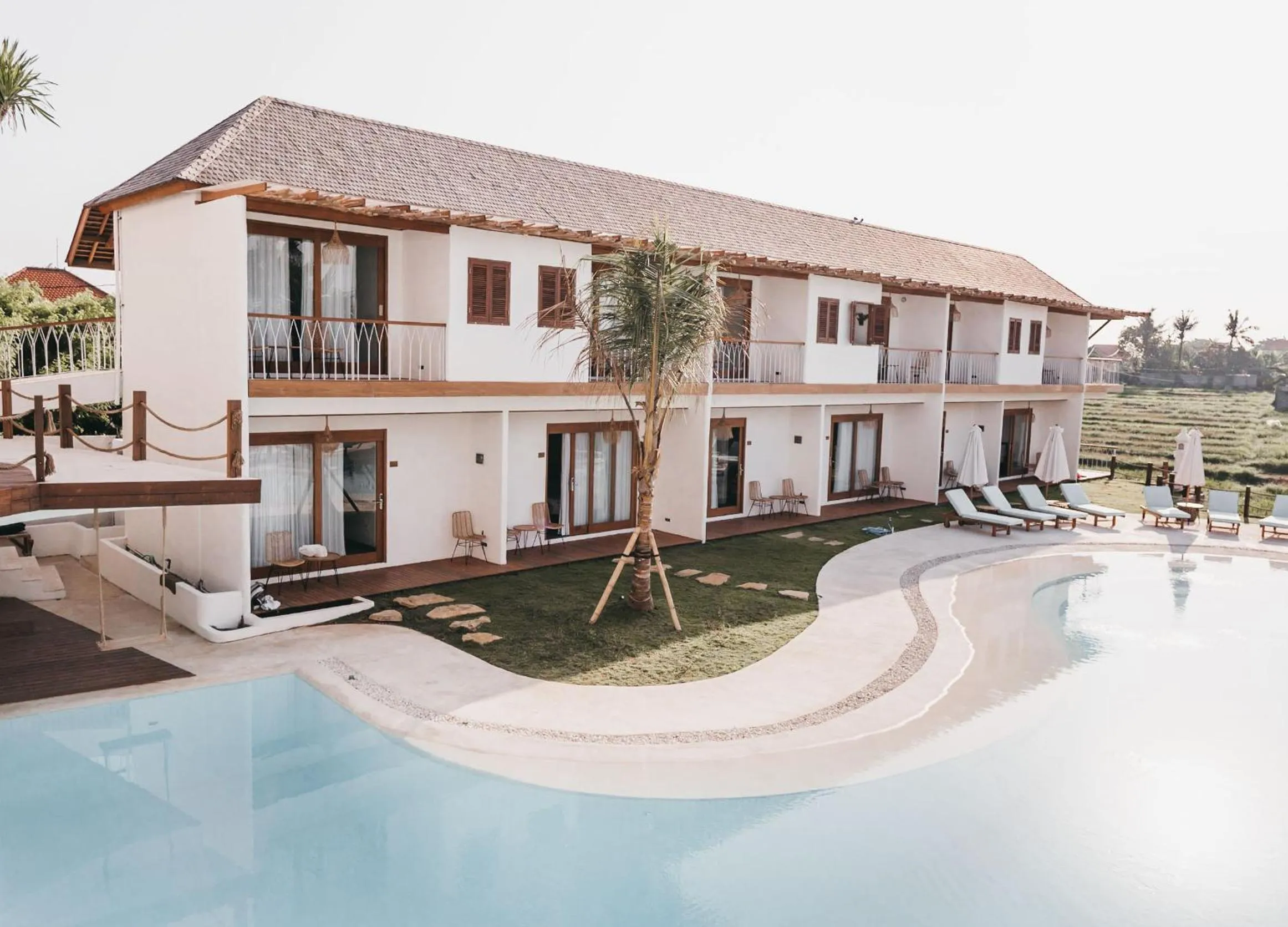 Superior Twin Room in Canggu Village Accommodation