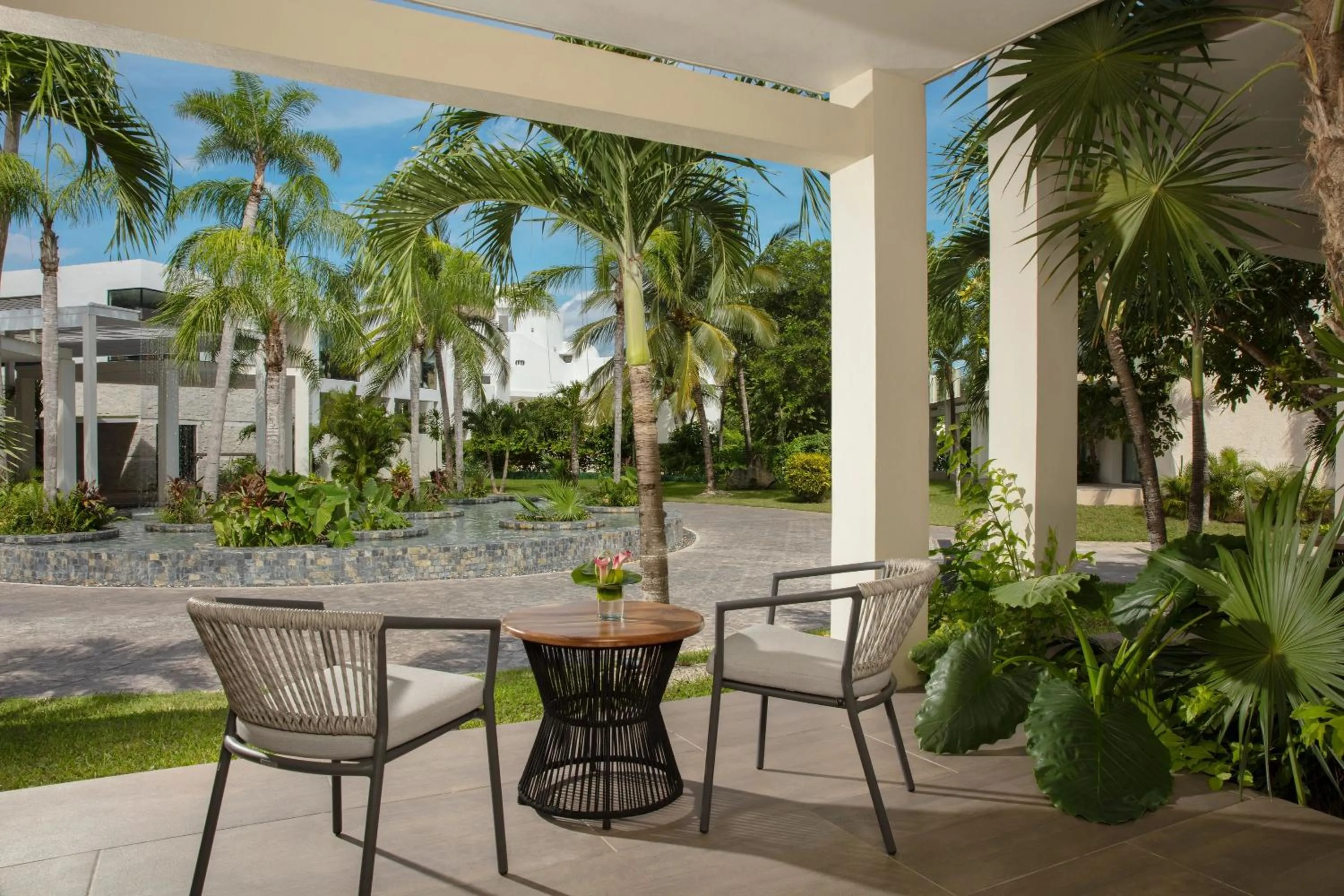 Preferred Club Jr Suite Tropical View Double Beds in Dreams Cozumel Cape Resort & Spa