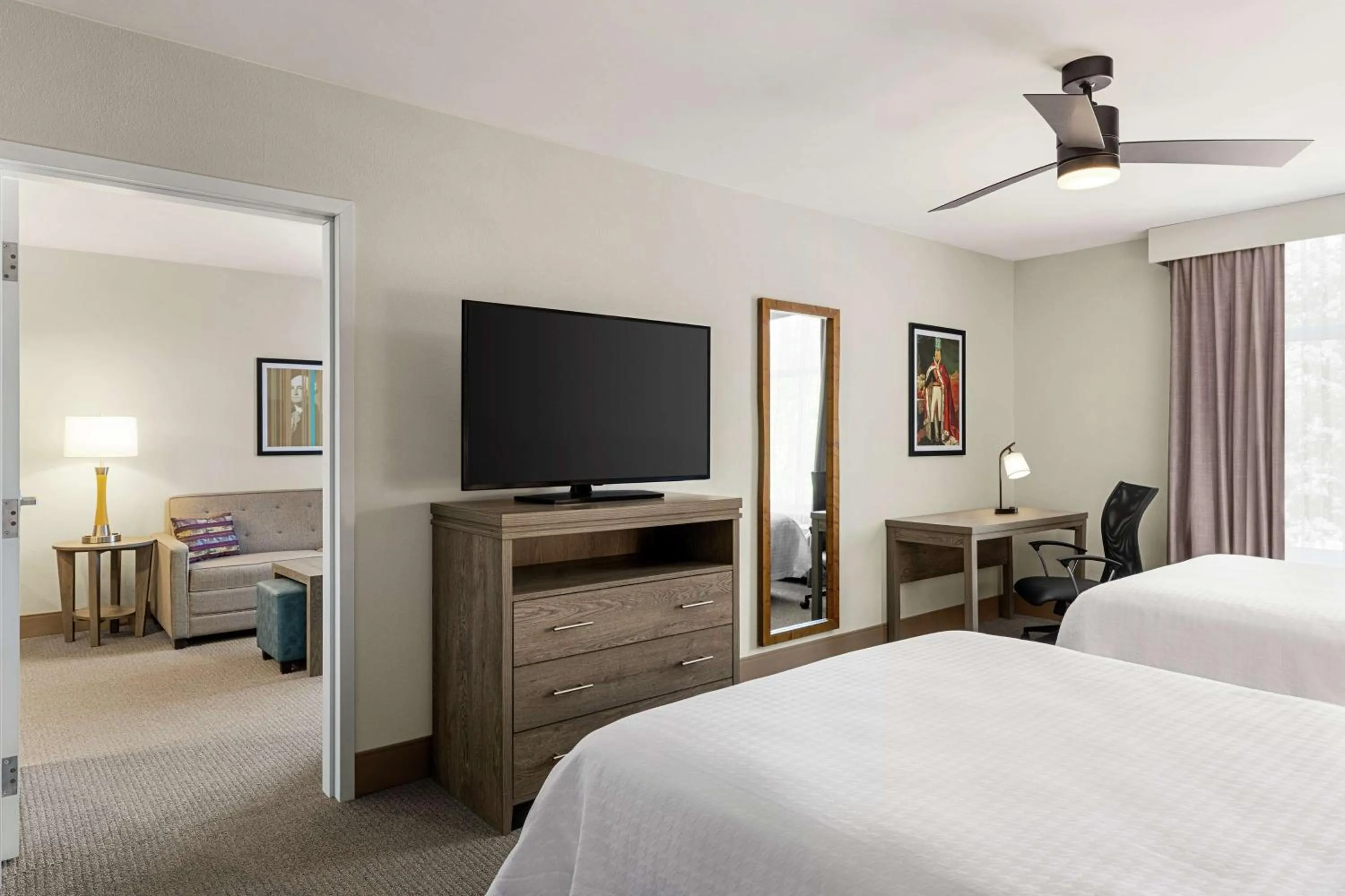 Queen Suite with Two Queen Beds - Mobility and Hearing Access/Non-Smoking in Homewood Suites By Hilton Carlisle