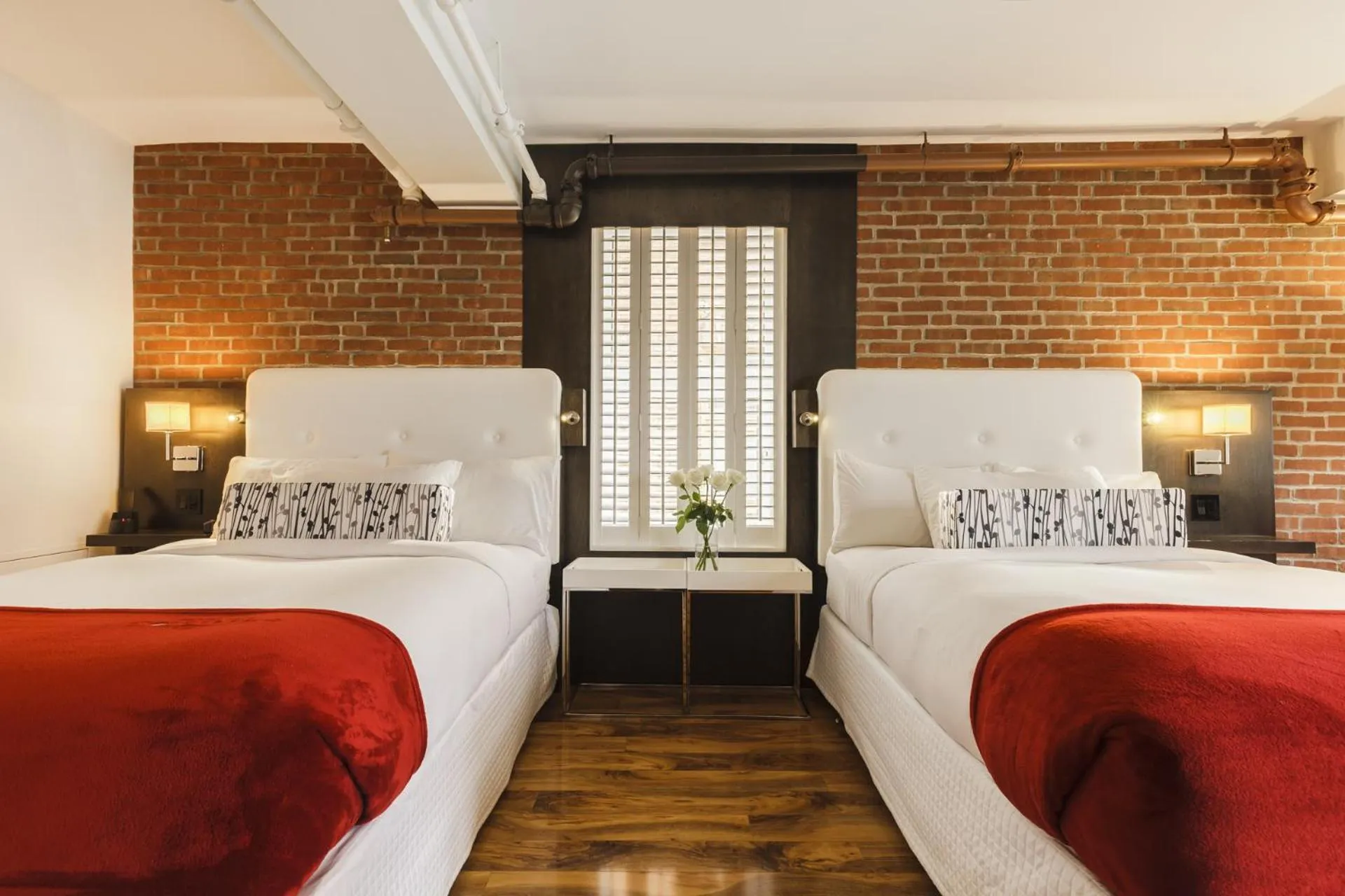 Suite with Two Double Beds in Hôtel des Coutellier